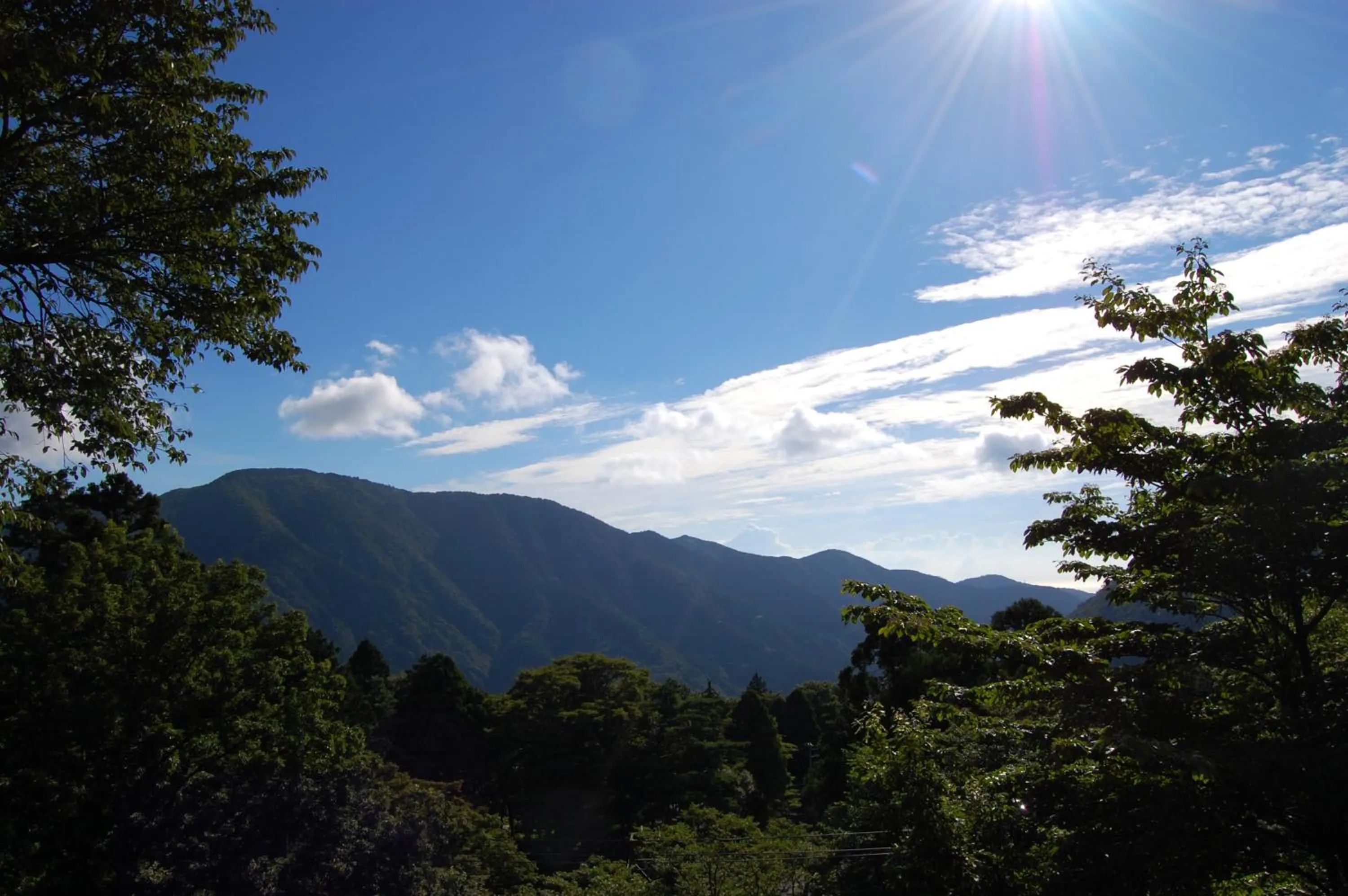 Mountain view in Hakone Kyuan