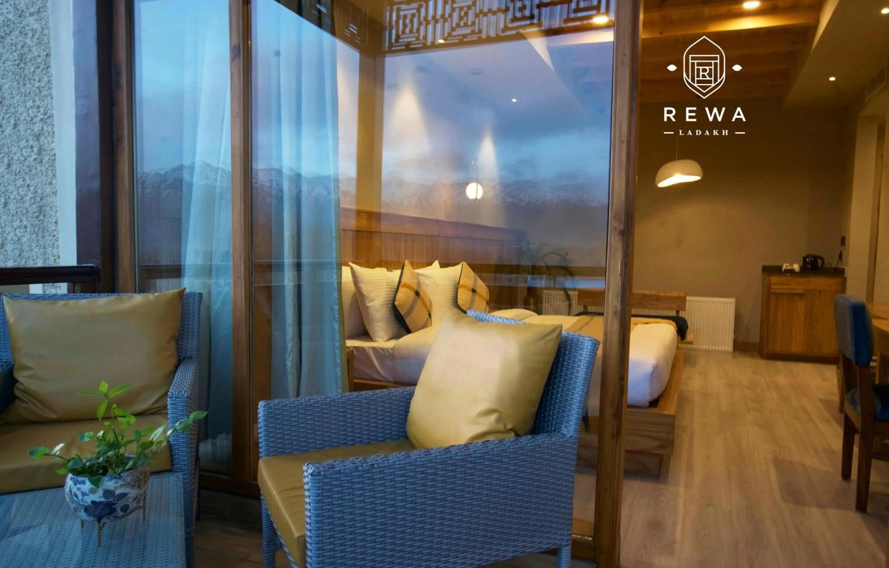 Balcony/Terrace in Hotel Rewa Ladakh