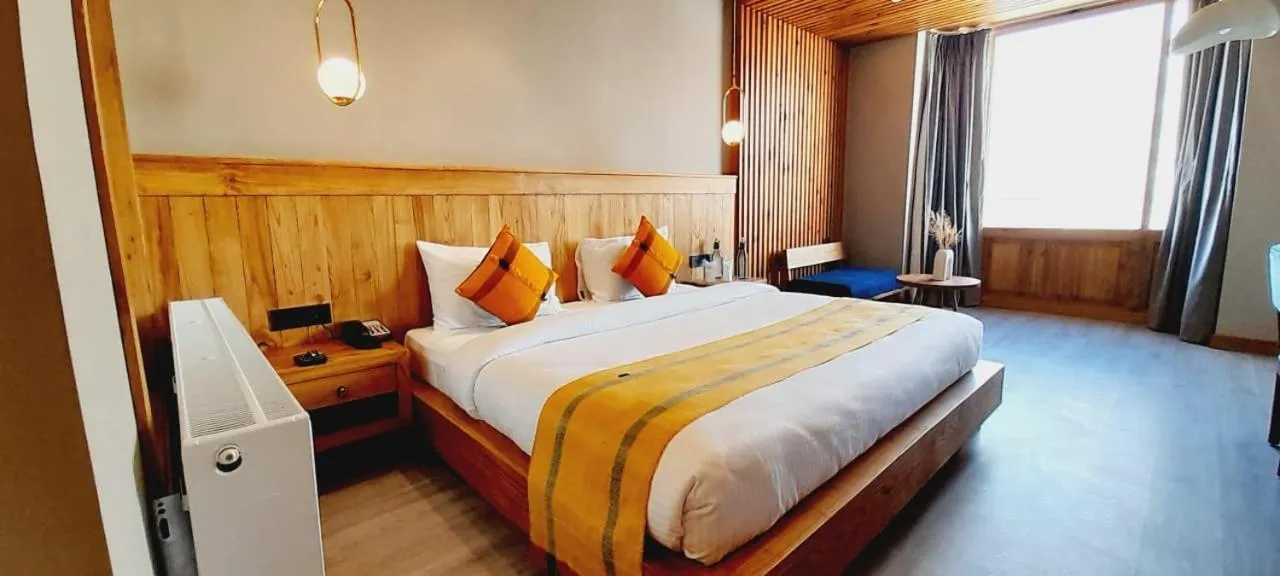 Photo of the whole room, Bed in Hotel Rewa Ladakh