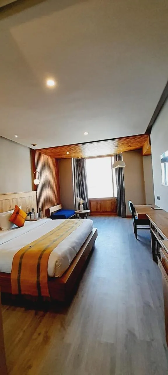 Photo of the whole room, Bed in Hotel Rewa Ladakh