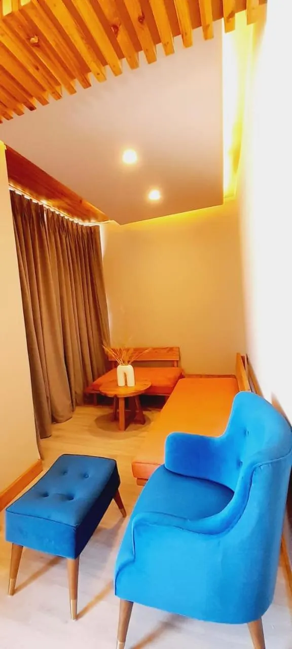 Seating area in Hotel Rewa Ladakh