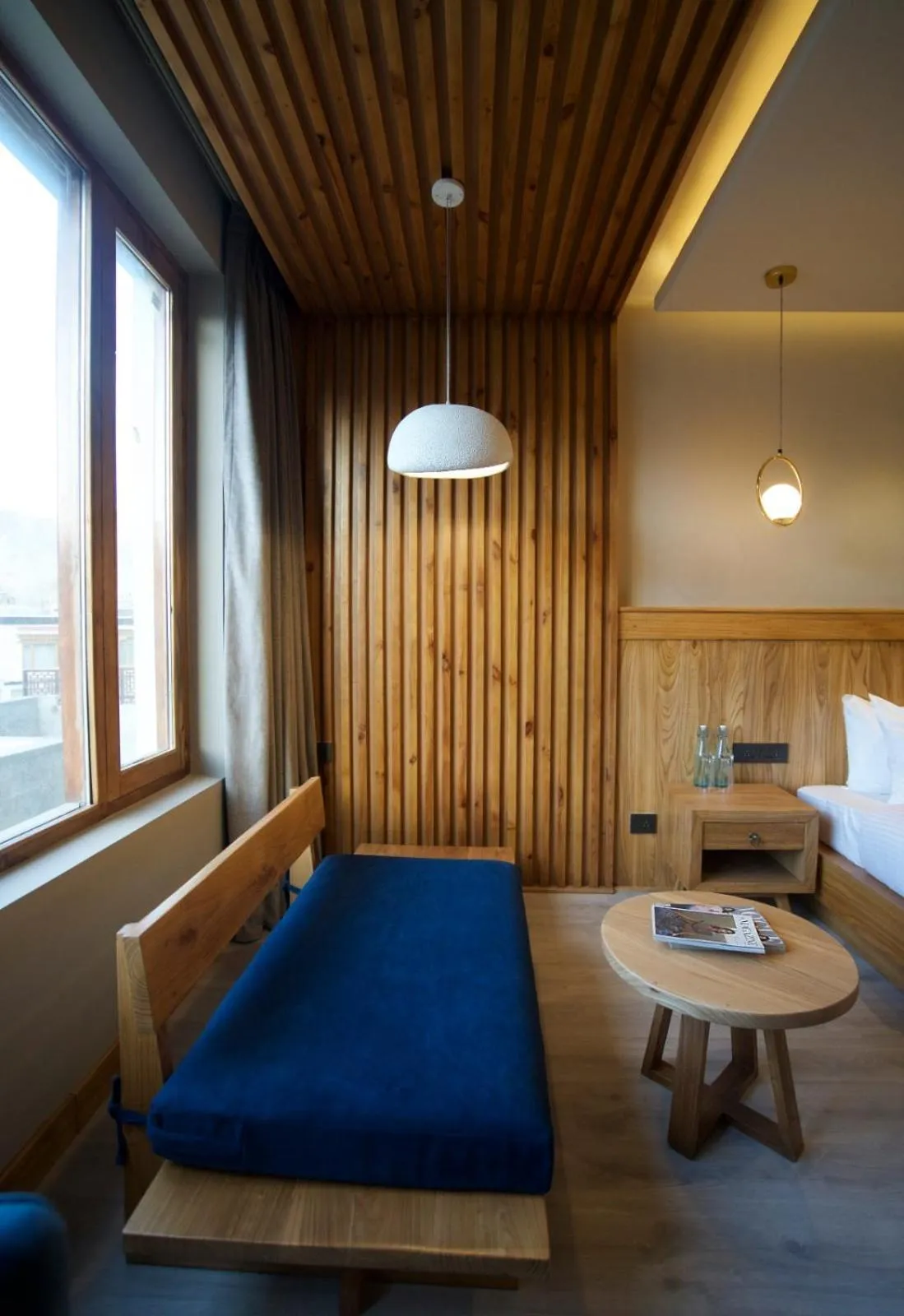 Bed in Hotel Rewa Ladakh