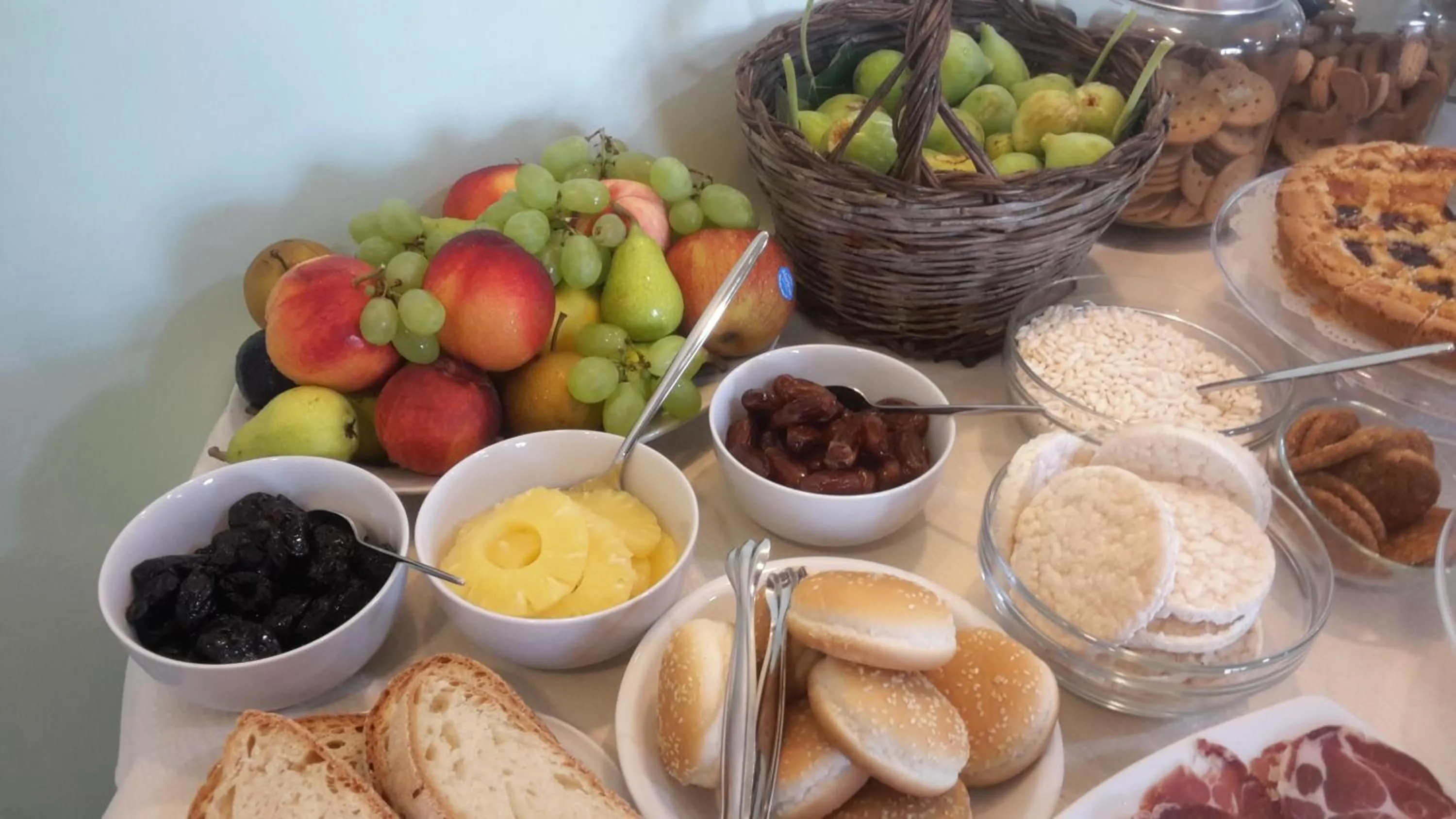 Italian breakfast in Hotel Miramare