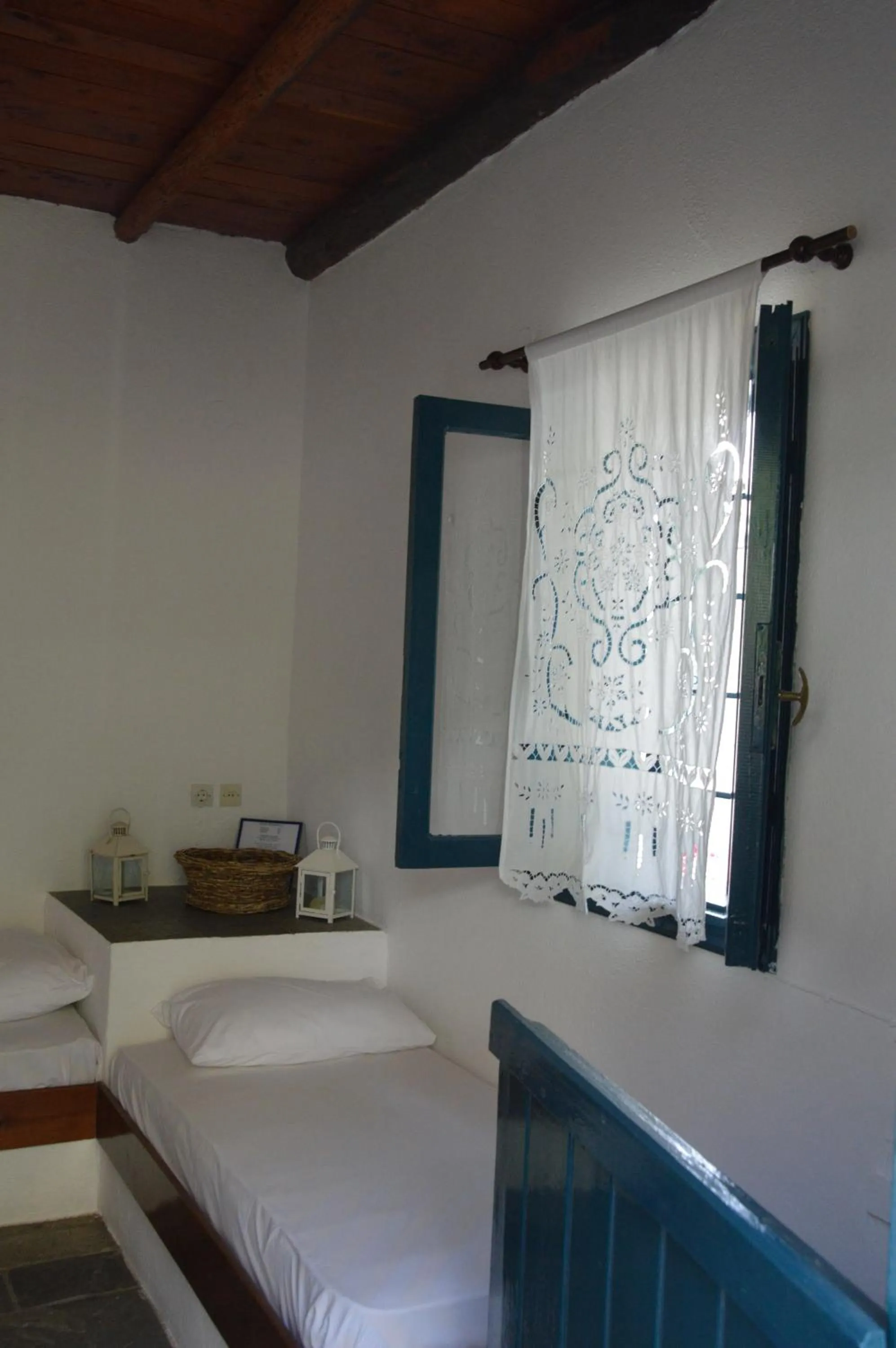 Bed in Hotel Porto Loutro on the Beach