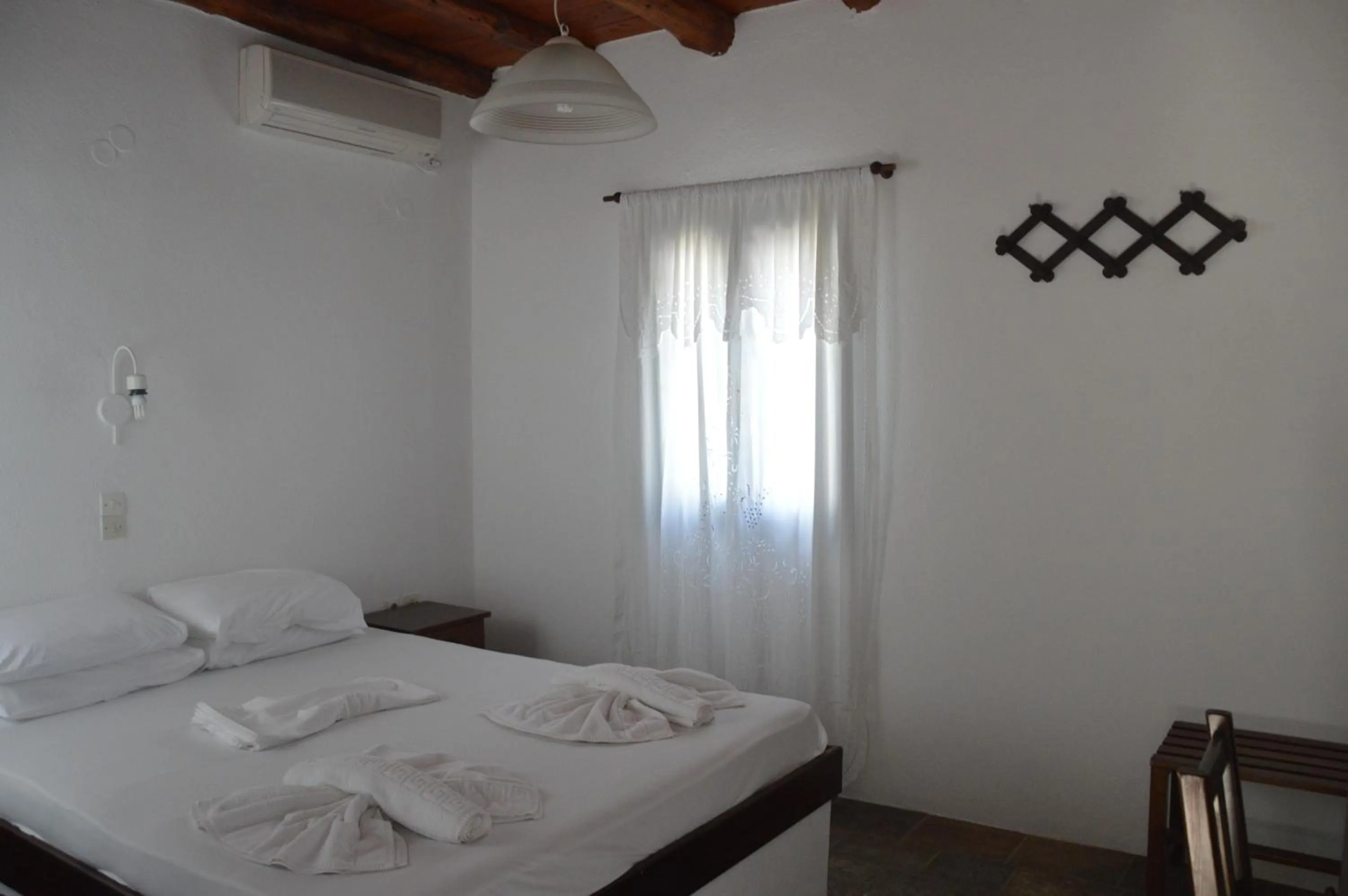 Bed in Hotel Porto Loutro on the Beach