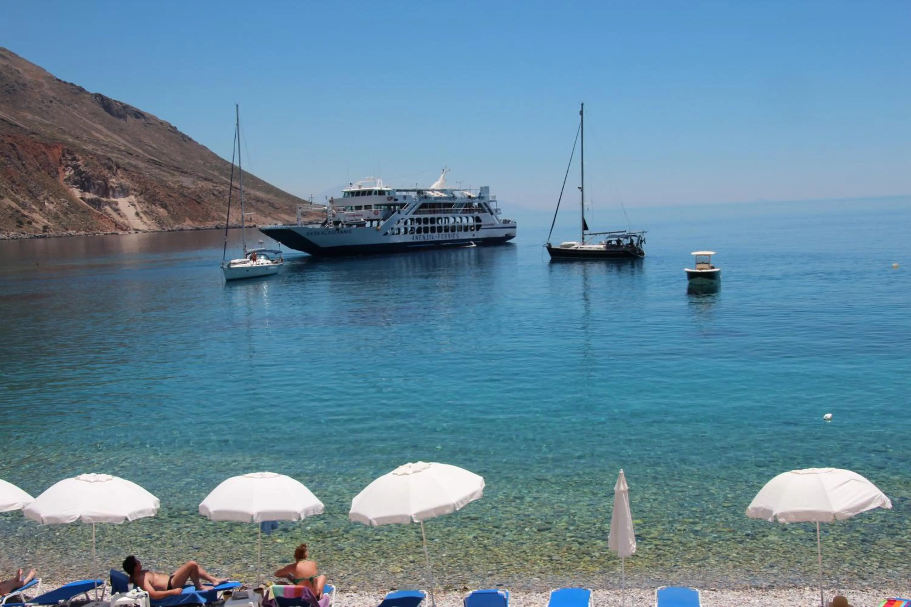 View (from property/room) in Hotel Porto Loutro on the Beach