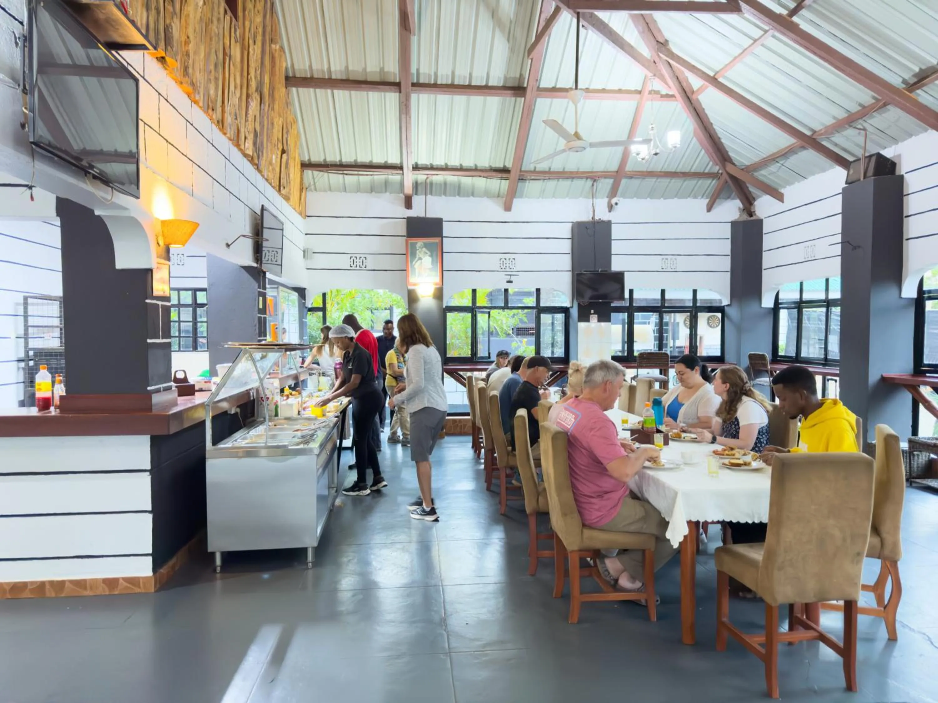 group of guests in Njiro Climax