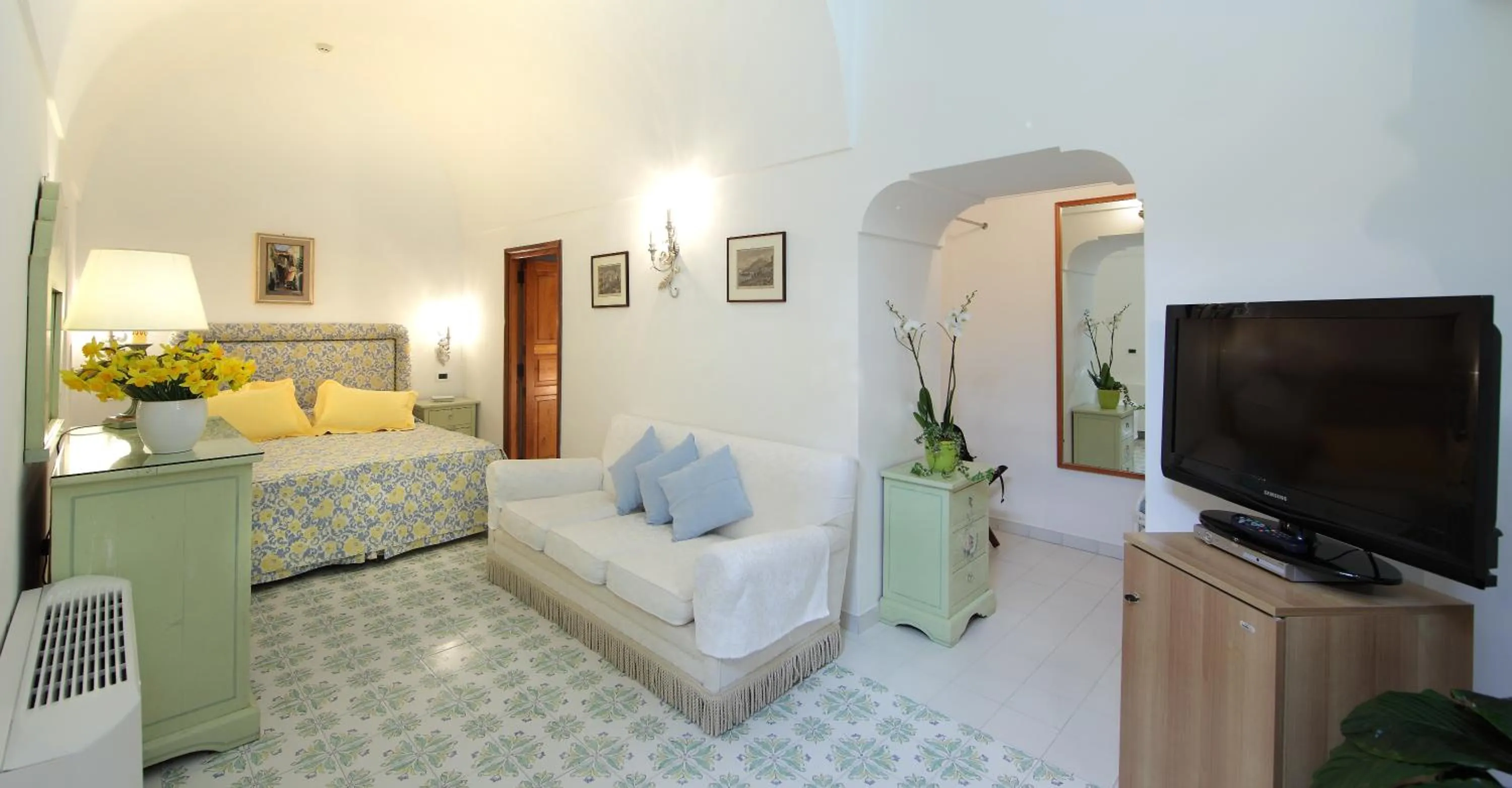 Bed in Hotel Villa Brunella
