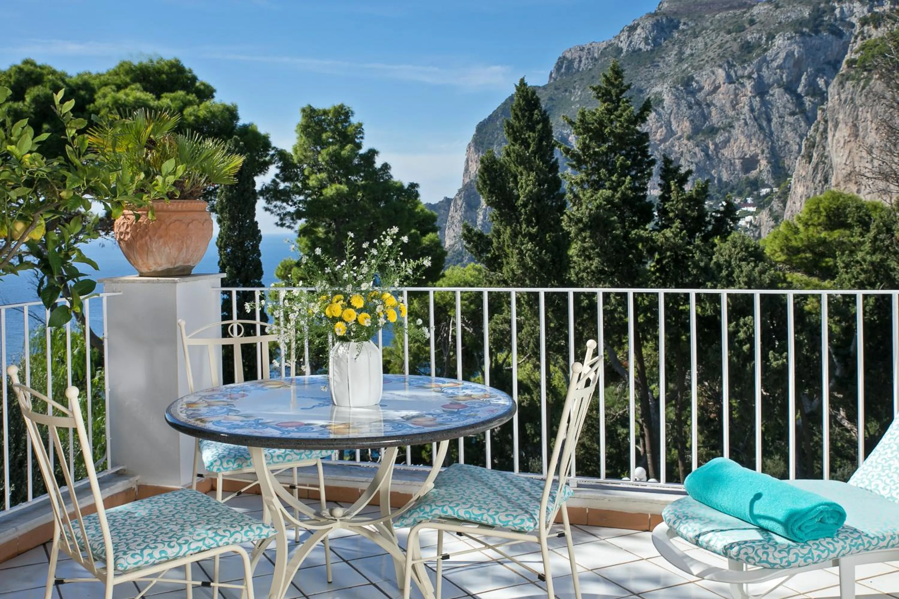 Balcony/Terrace in Hotel Villa Brunella