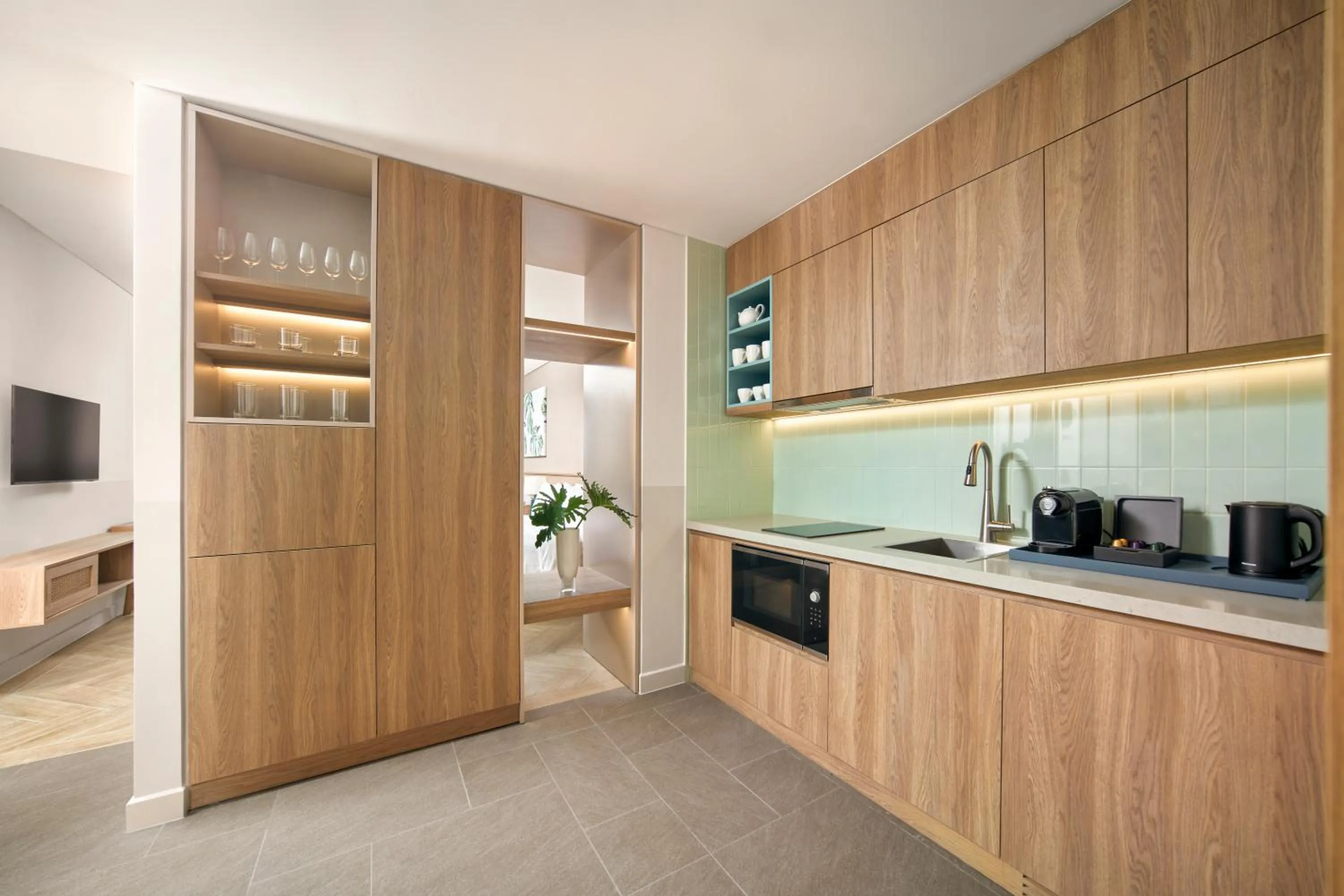 Dining area in IXORA Ho Tram By Fusion