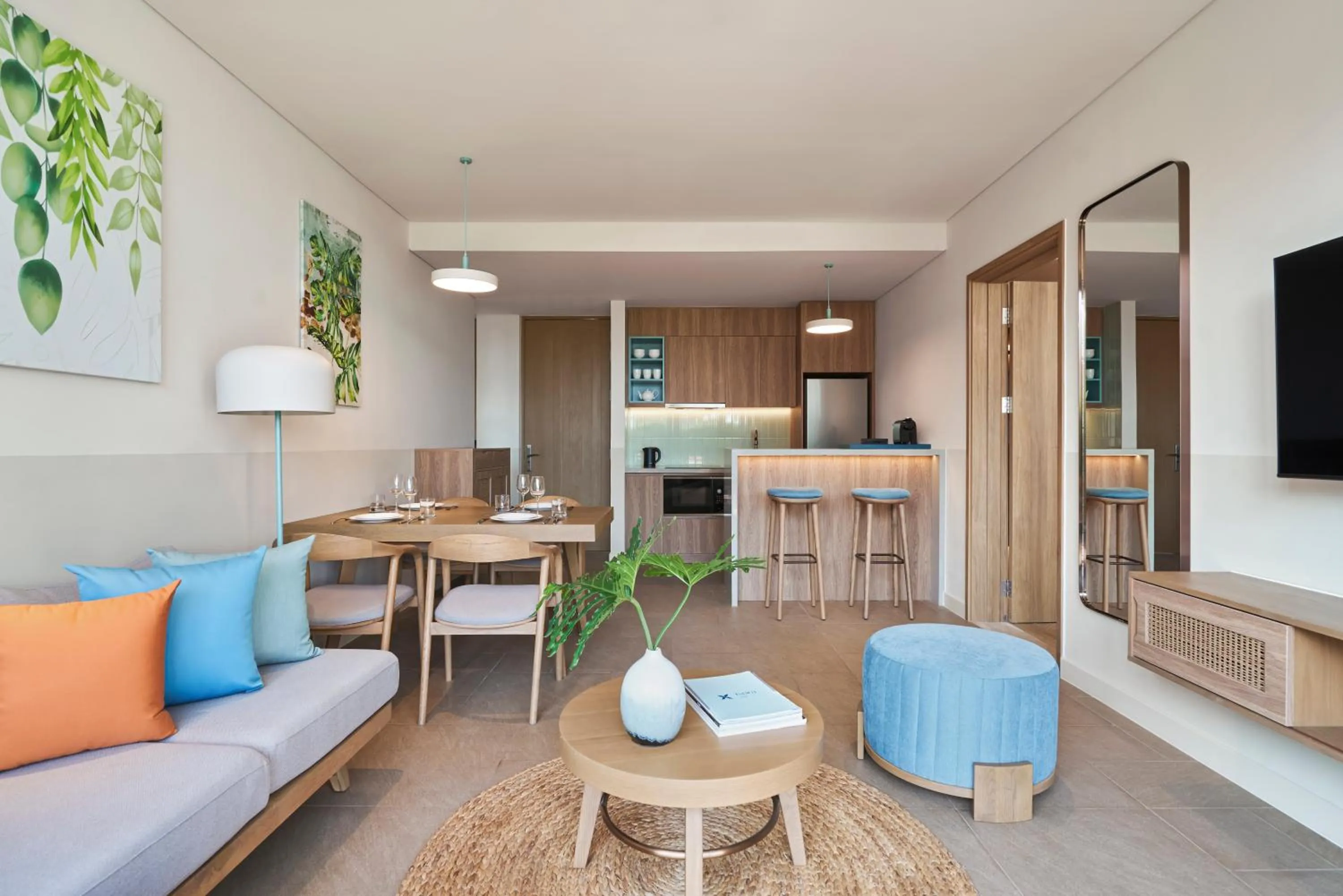 Living room in IXORA Ho Tram By Fusion