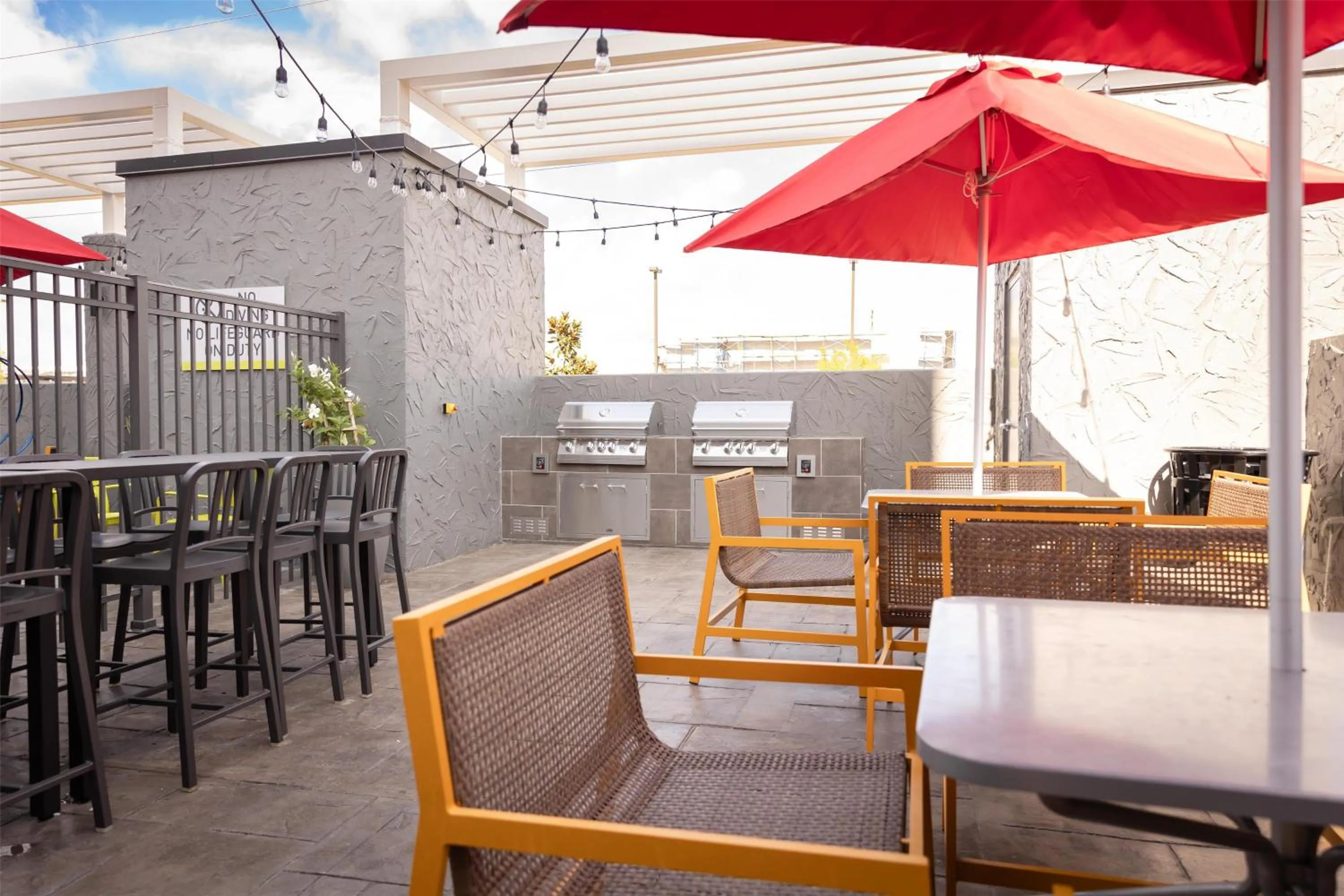 Patio in Home2 Suites By Hilton Hammond, La