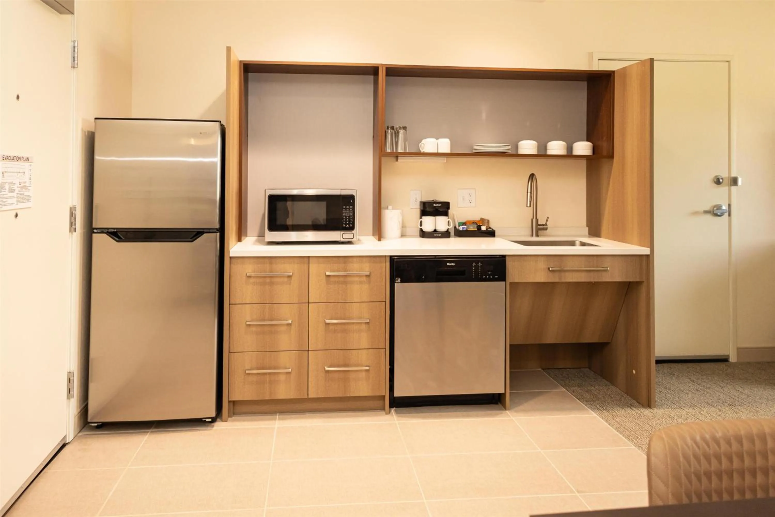 Kitchen or kitchenette in Home2 Suites By Hilton Hammond, La