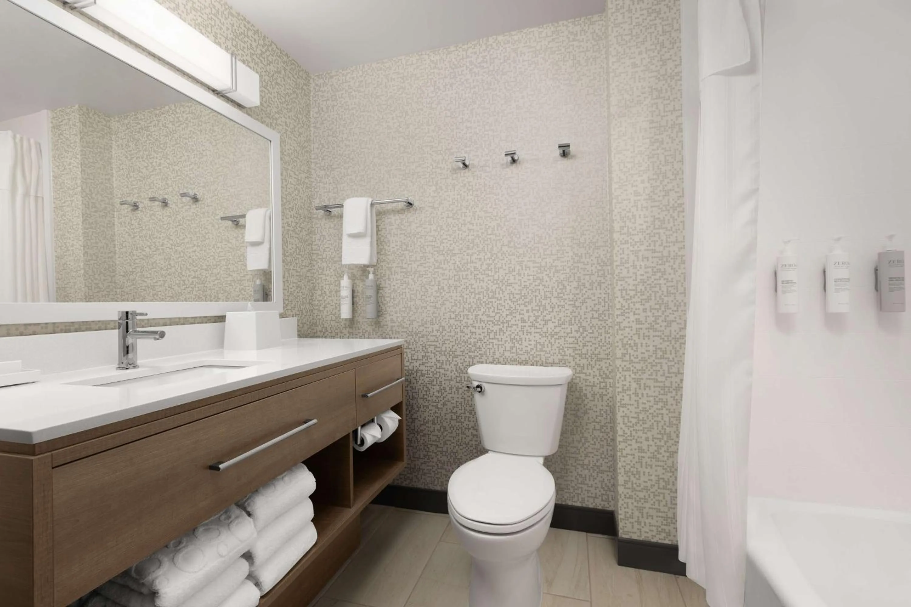 Bathroom in Home2 Suites By Hilton Durham University Medical Center