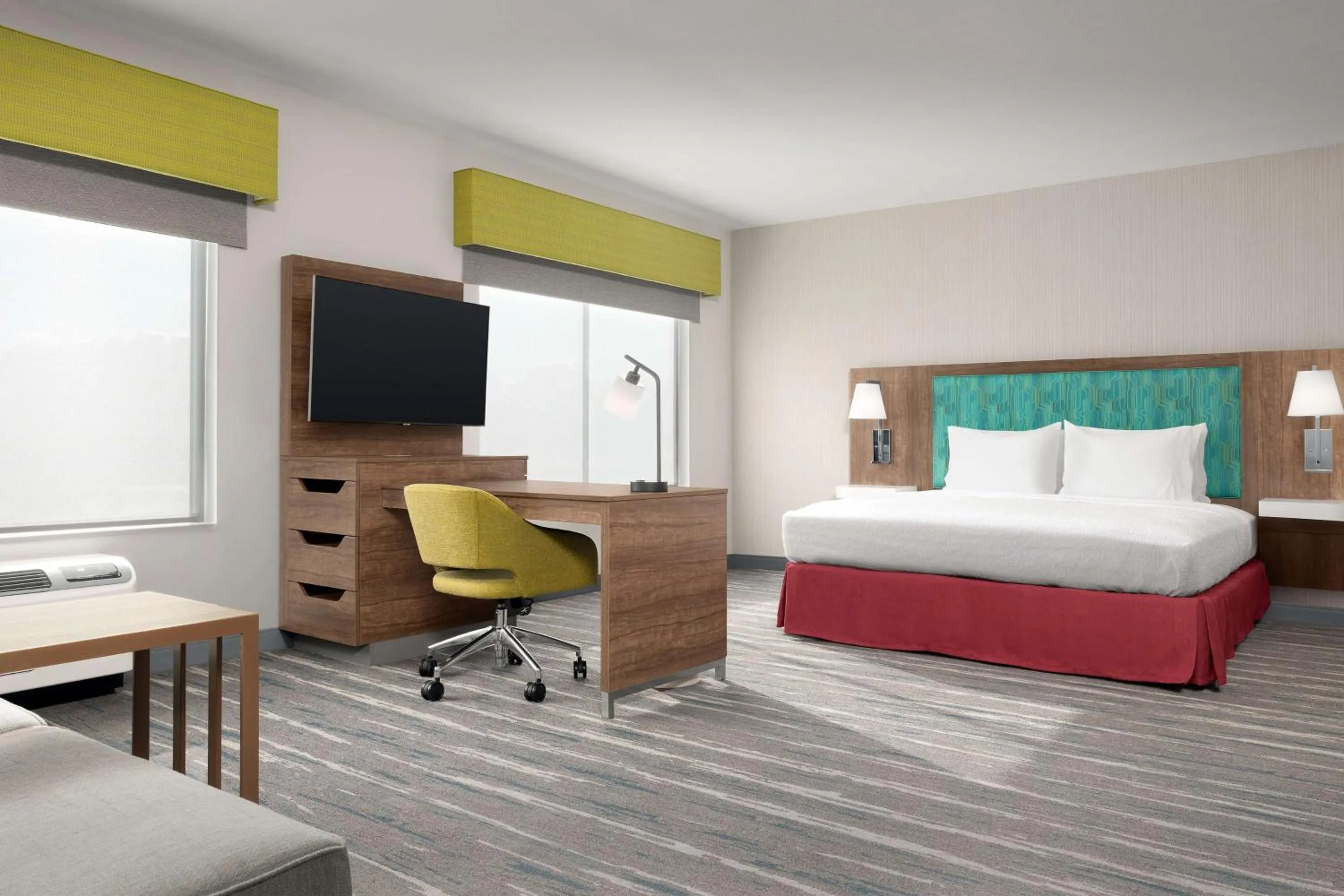 Bedroom, Bed in Hampton Inn & Suites Durham University Medical Center