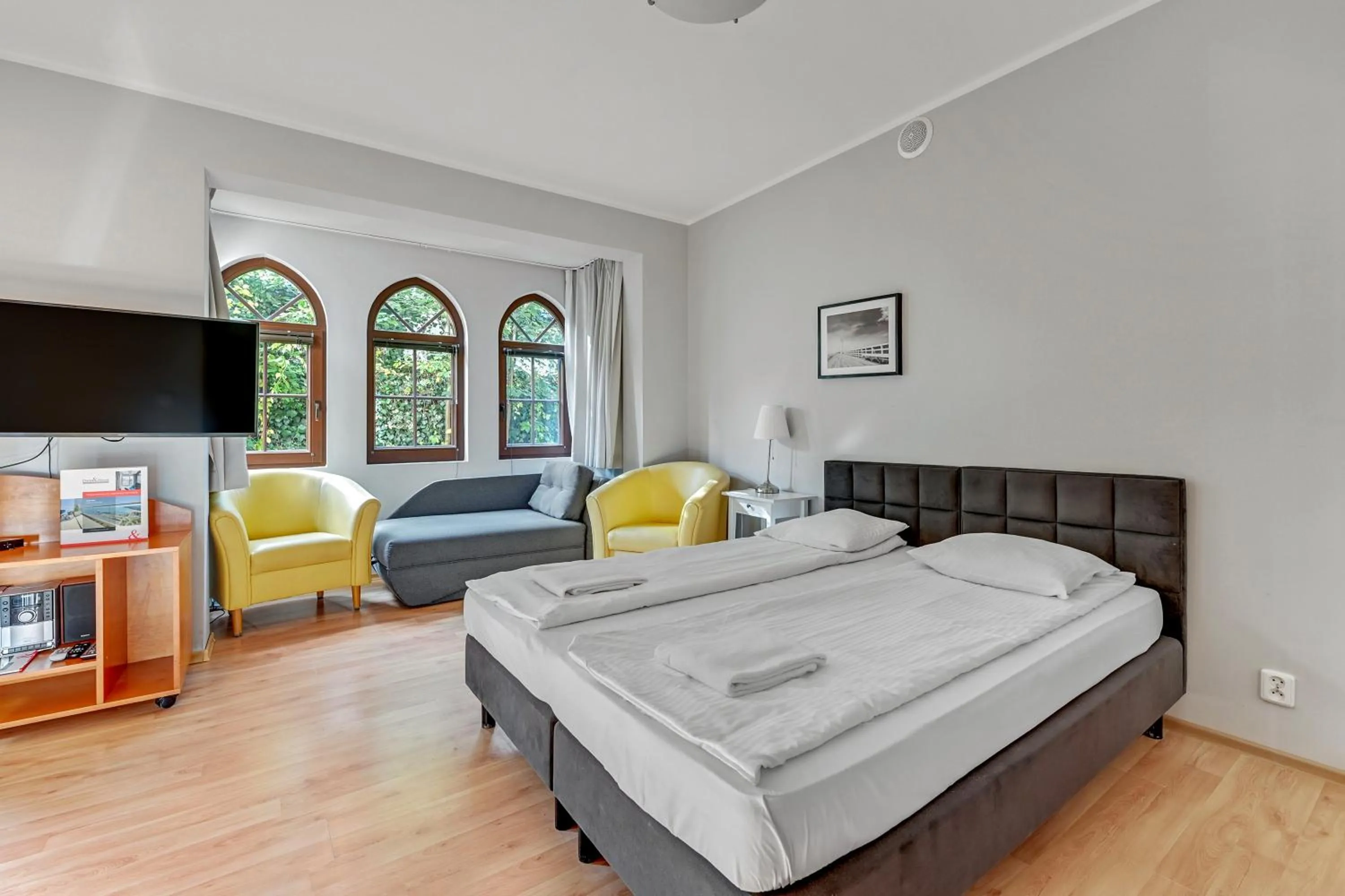 TV and multimedia, Bed in Dom & House - Apartamenty Zacisze