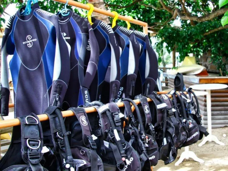 Diving in Hibiscus Boutique Hotel