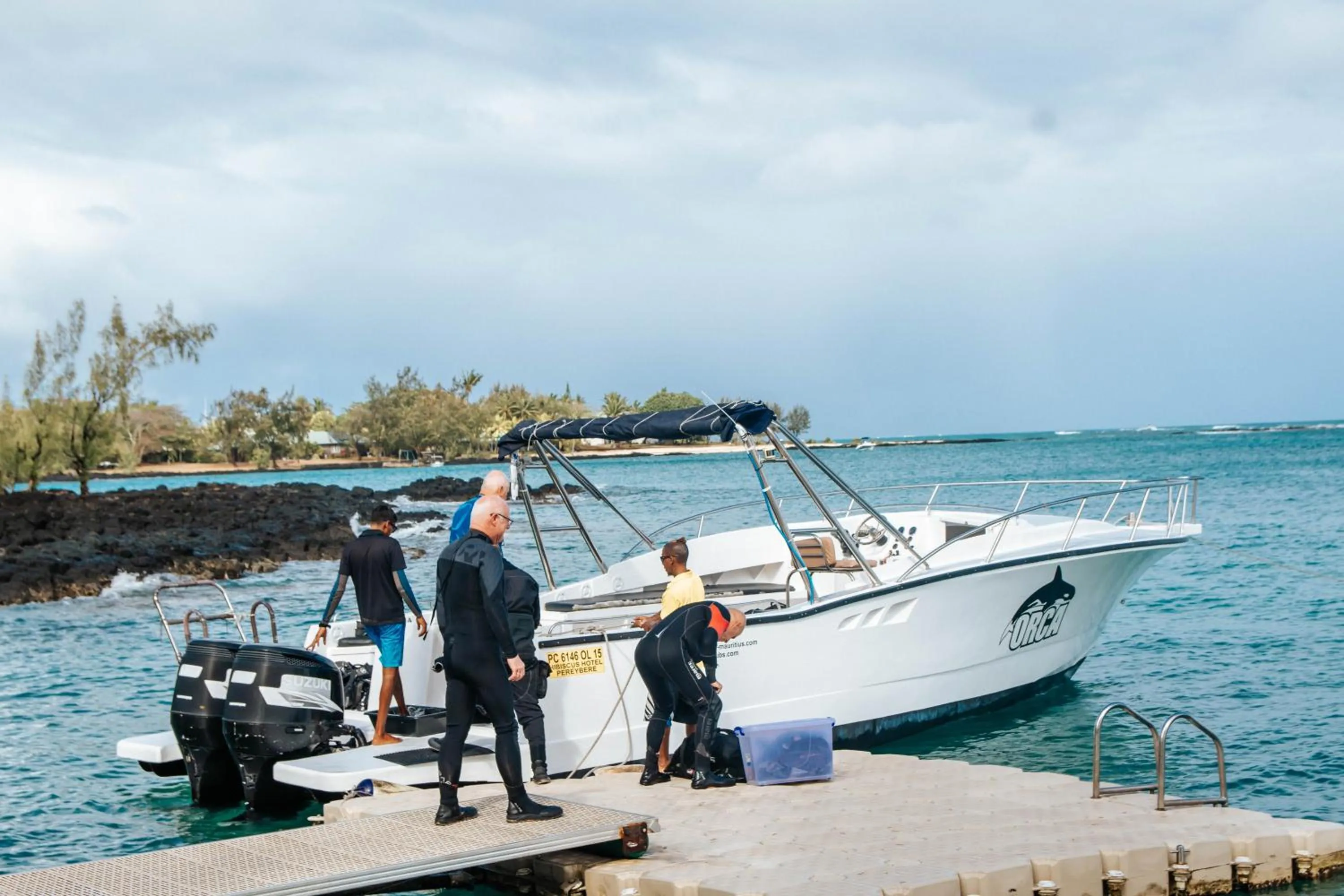 Diving in Hibiscus Boutique Hotel