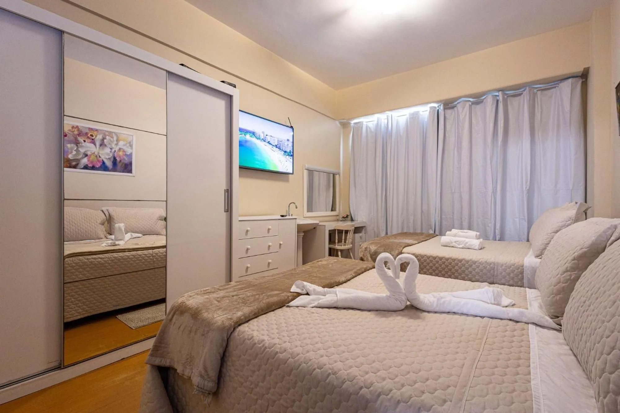 Bed in Apartamento Copacabana 200m da praia - wifi grátis - CP5