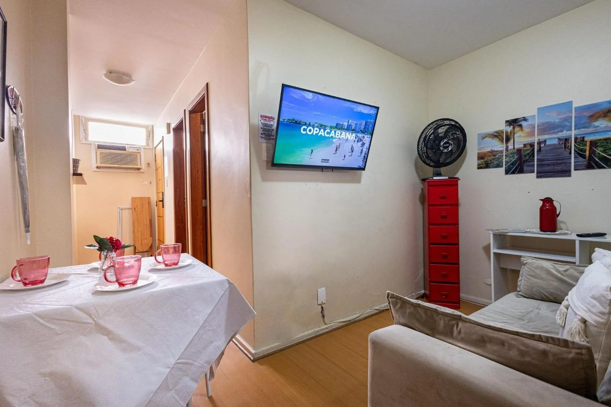 Bed in Apartamento Copacabana 200m da praia - wifi grátis - CP5