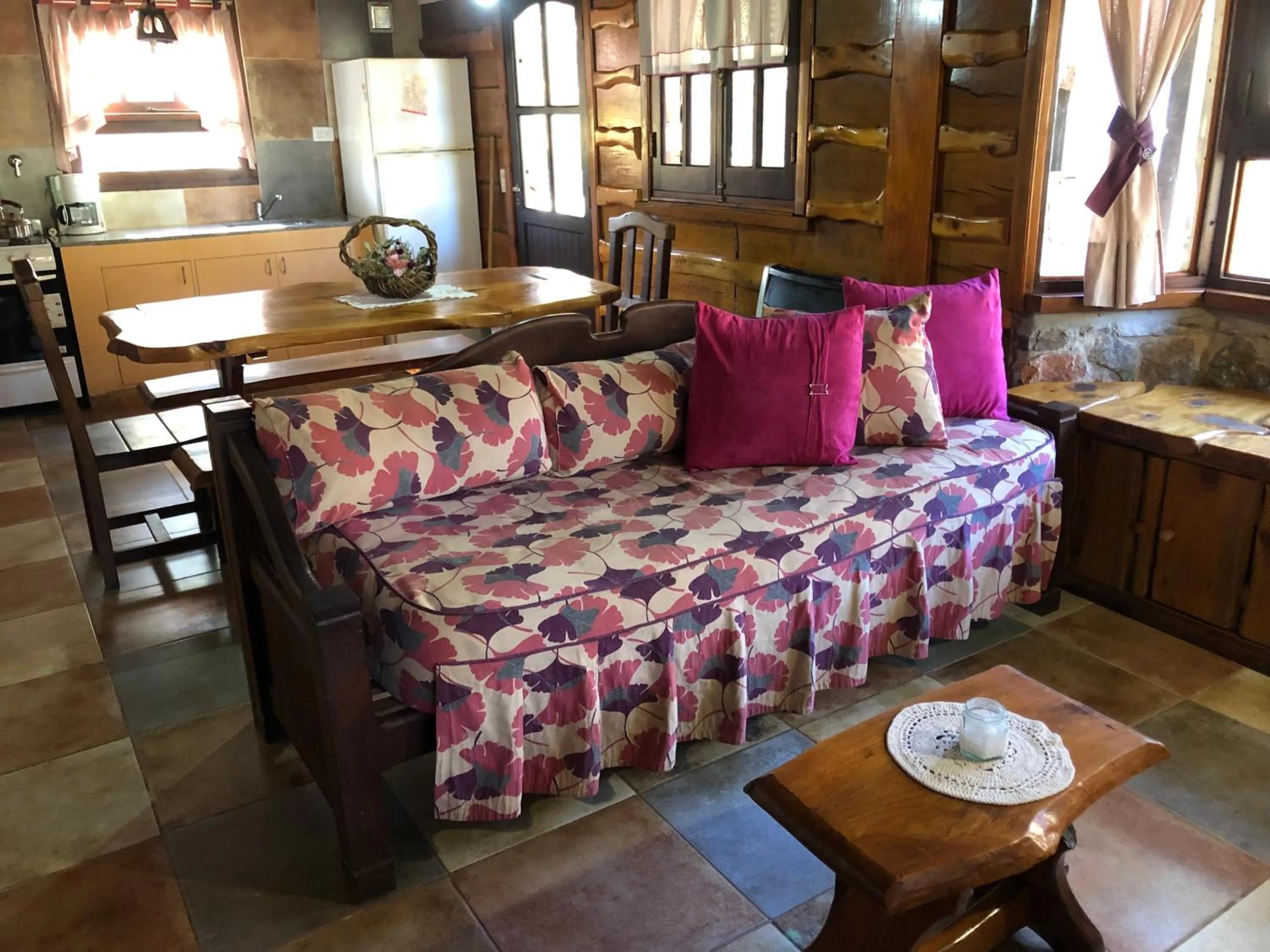 Living room in Cabañas Aufenthalt