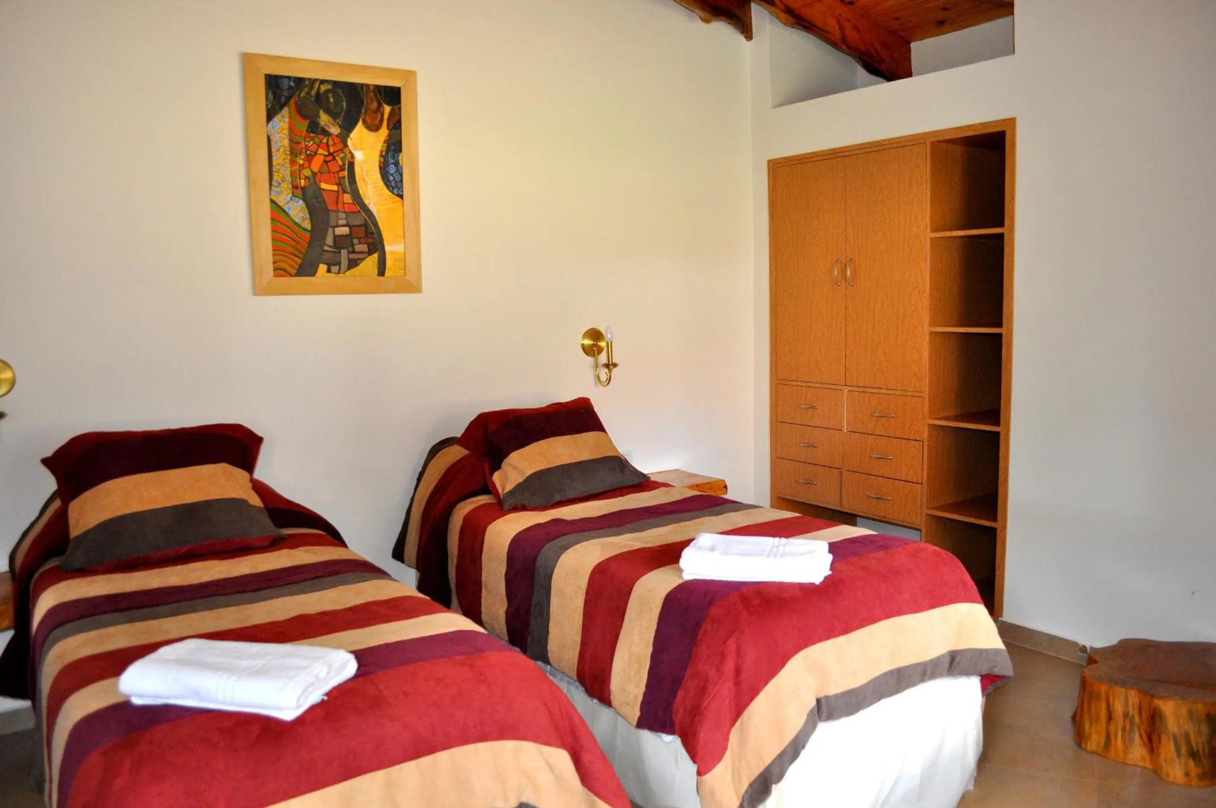 Bedroom, Bed in Cabañas Aufenthalt