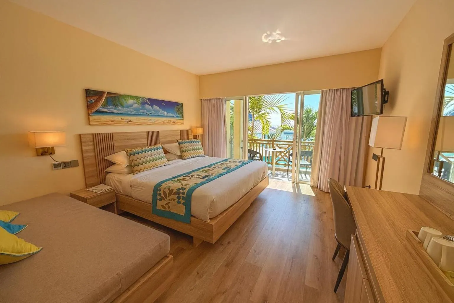 Bedroom, Bed in Pearle Beach Resort & Spa