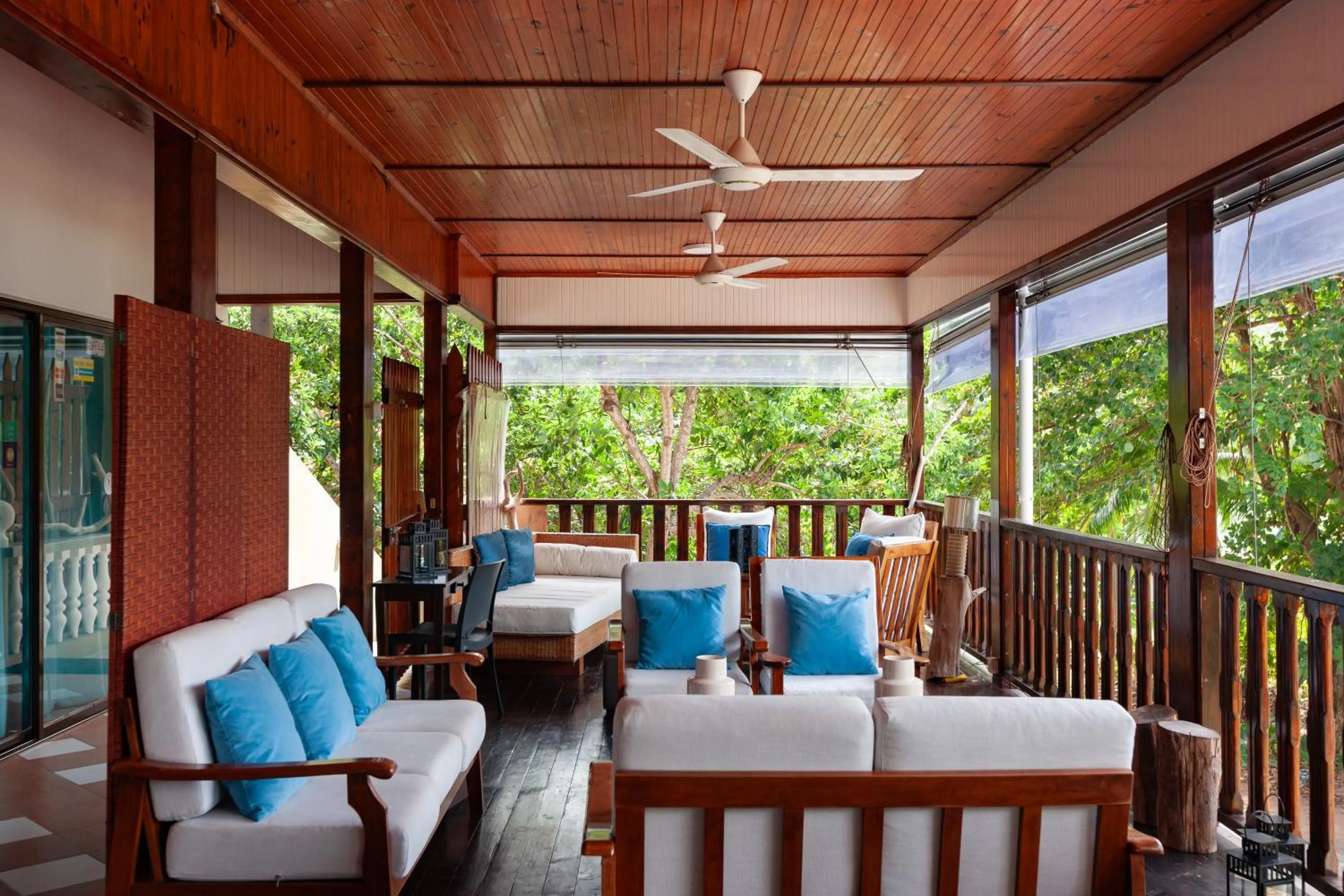 Balcony/Terrace in Villa Anse La Blague