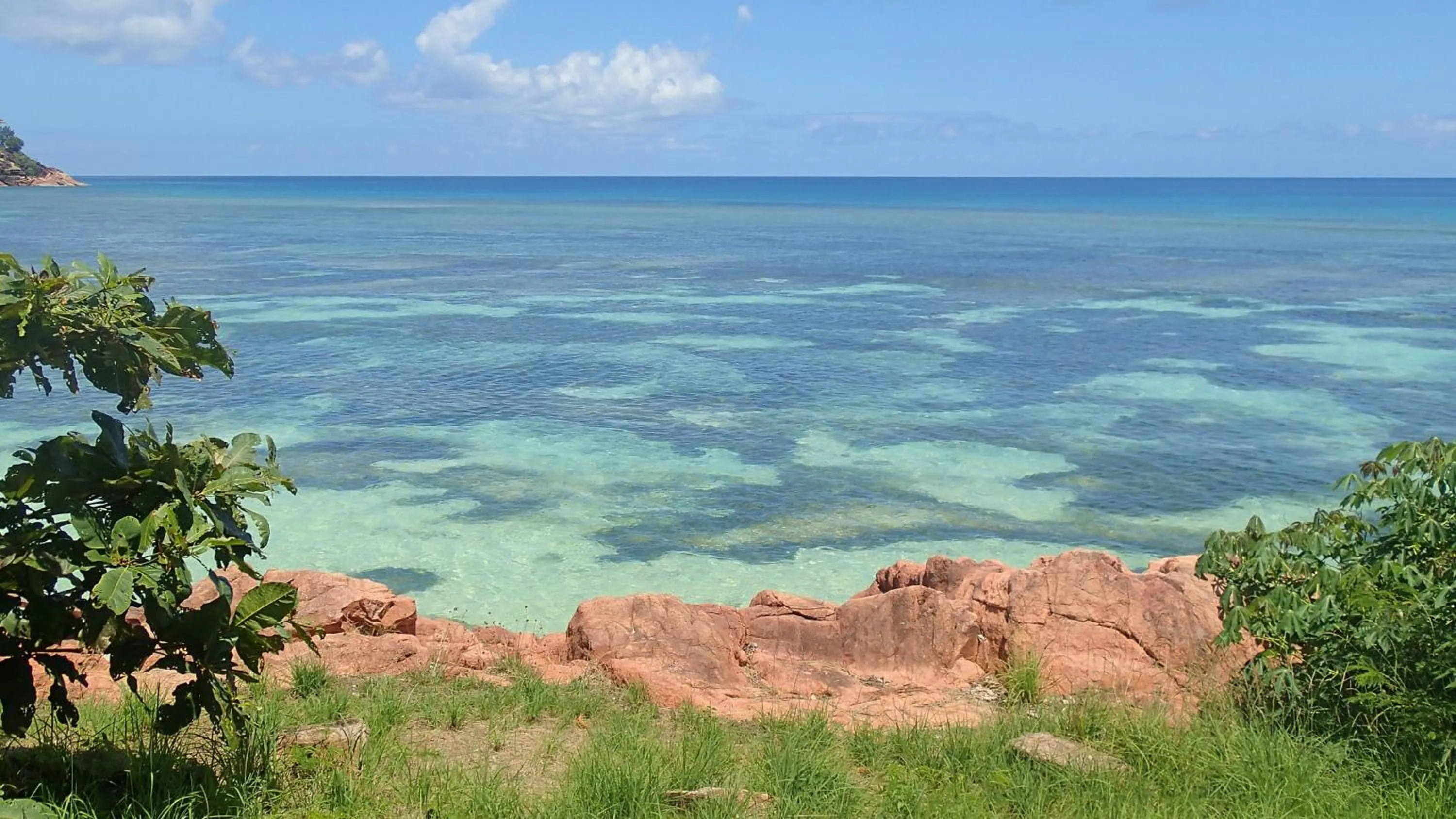 Natural landscape in Villa Anse La Blague
