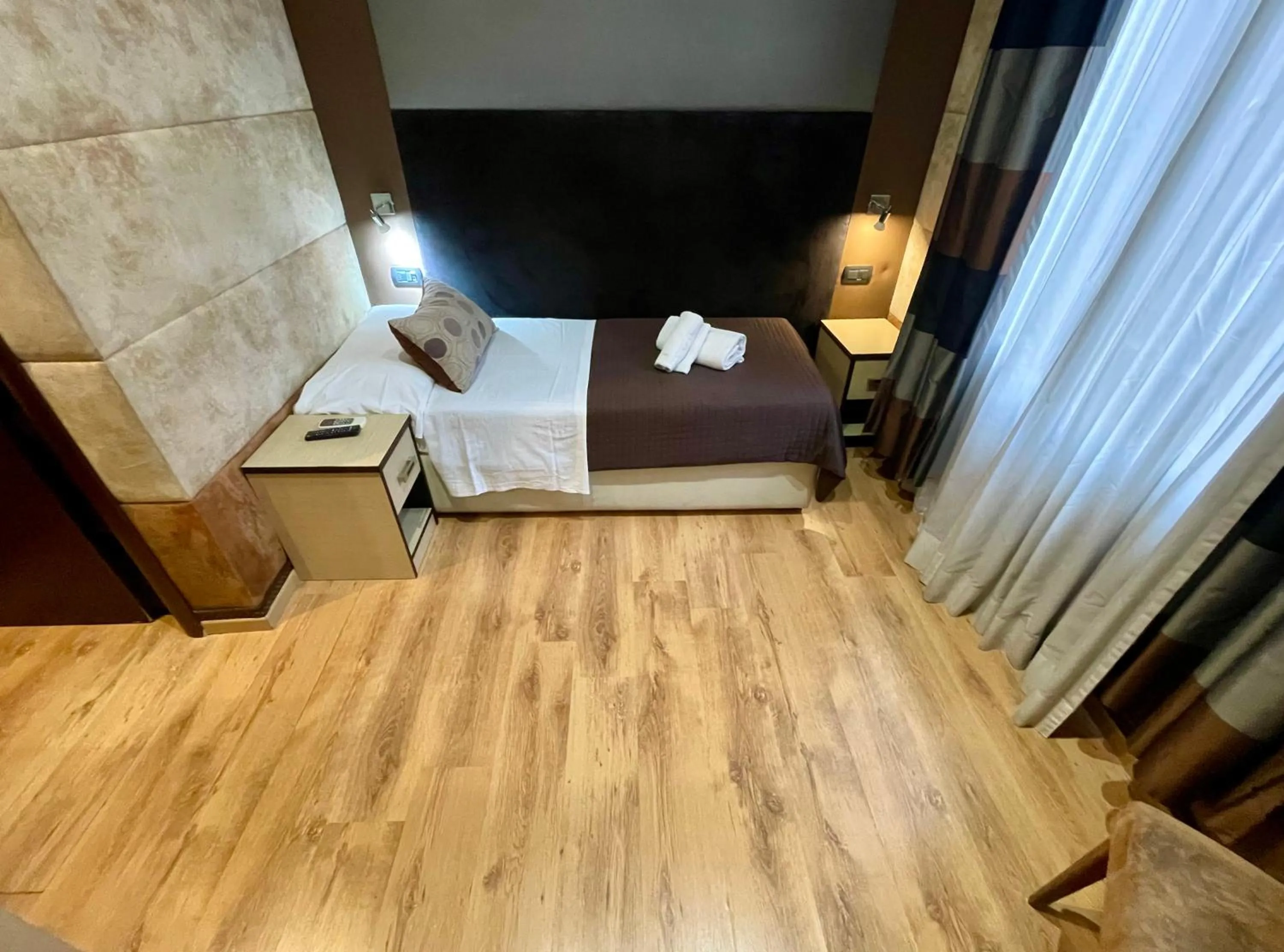 Bed in Blue Suite Vatican Guesthouse