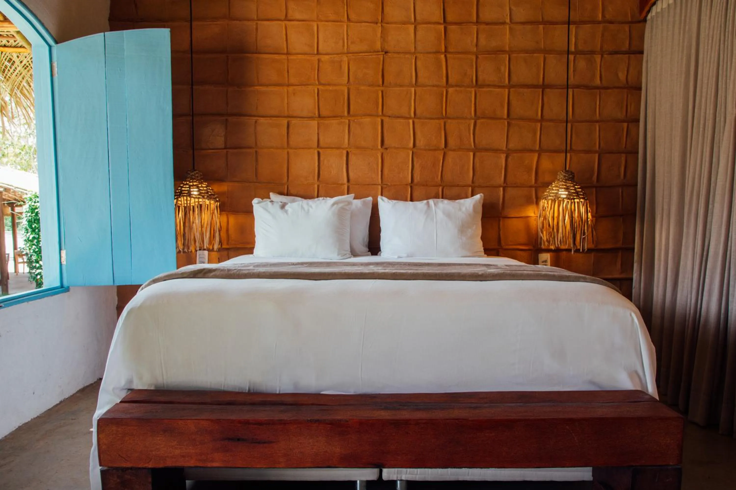 Bed in Pousada Vilagoa