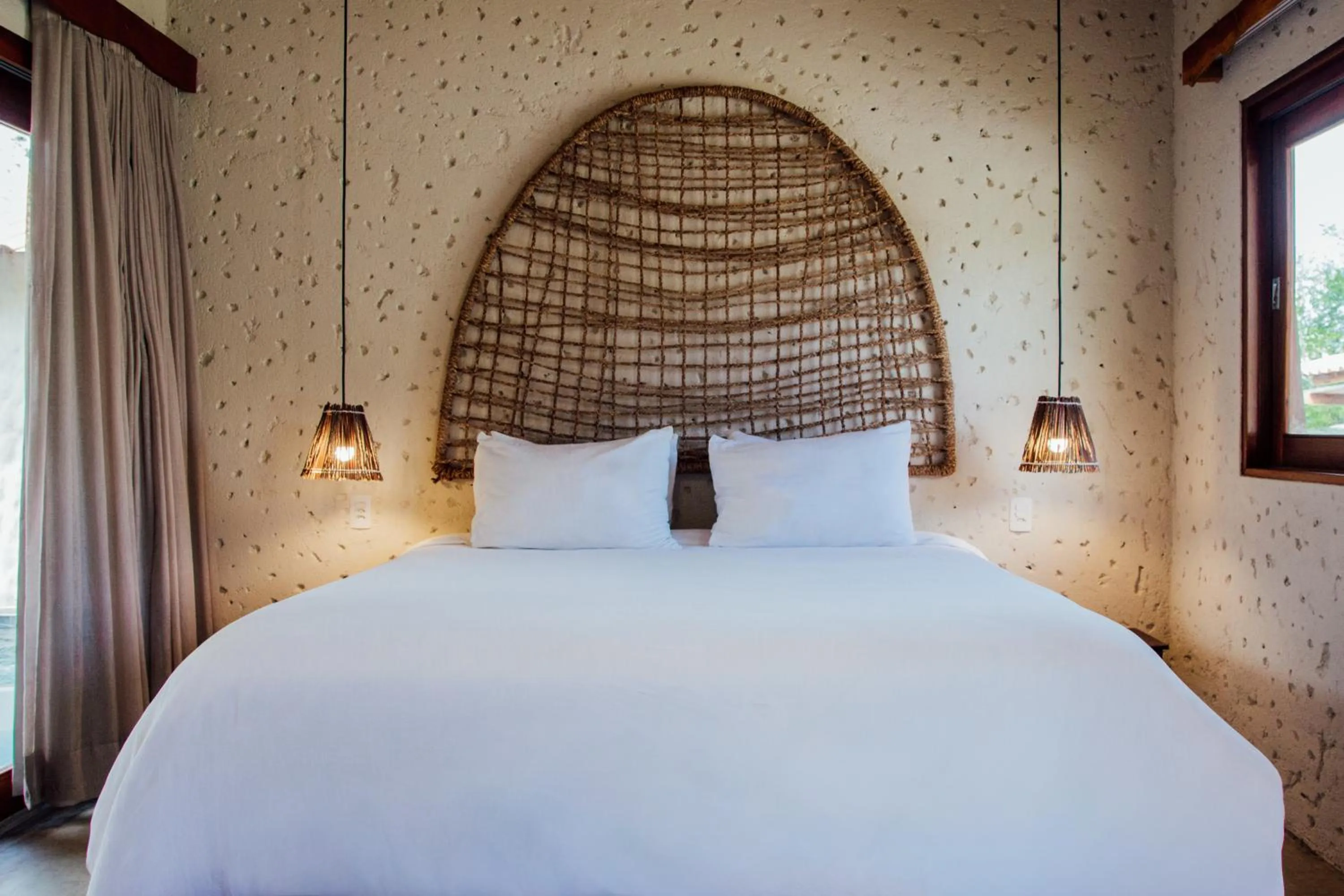 Bed in Pousada Vilagoa