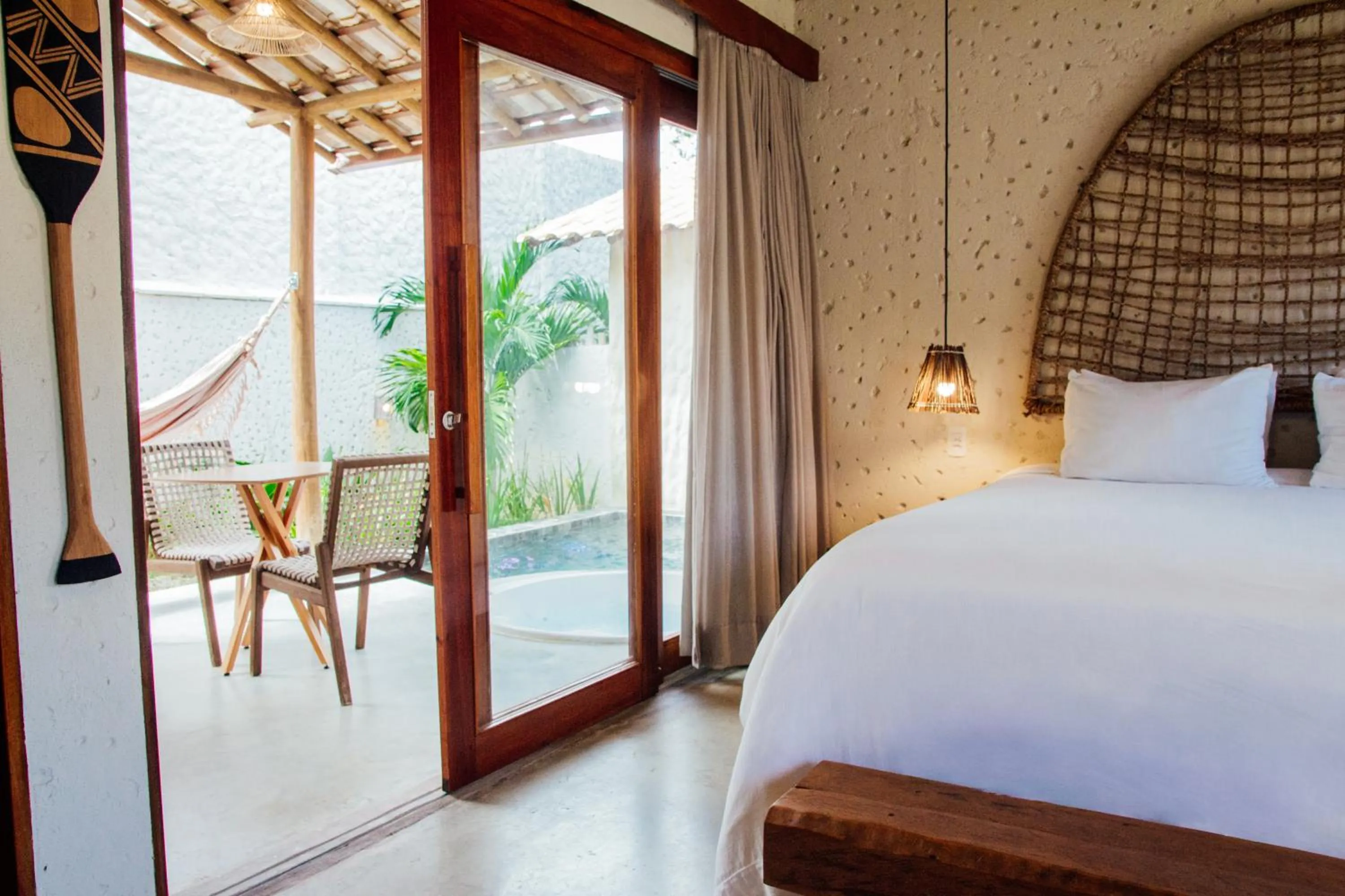 Bed in Pousada Vilagoa