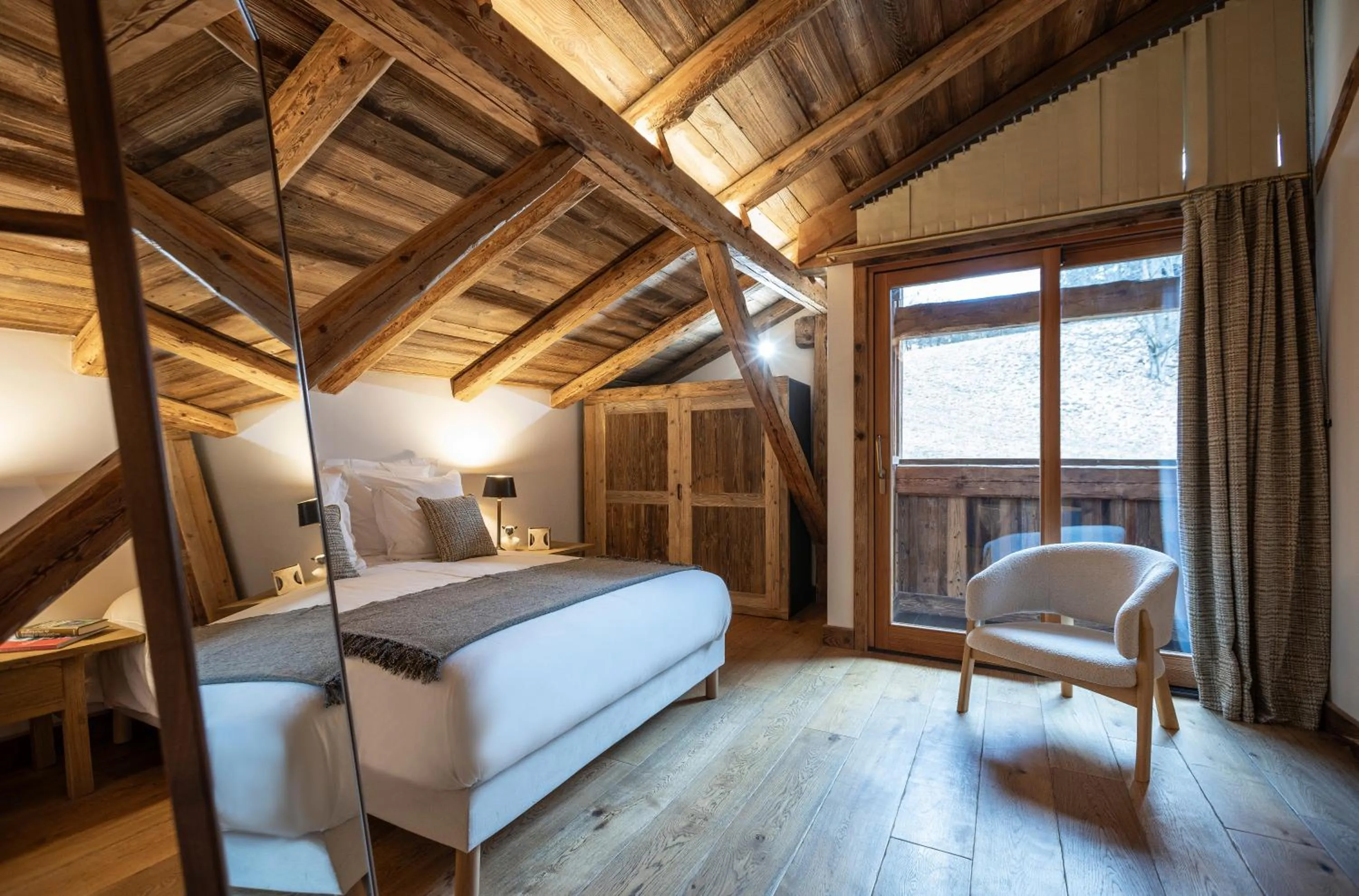 Bedroom in Wanderful Life MontBlanc refuge haut de gamme