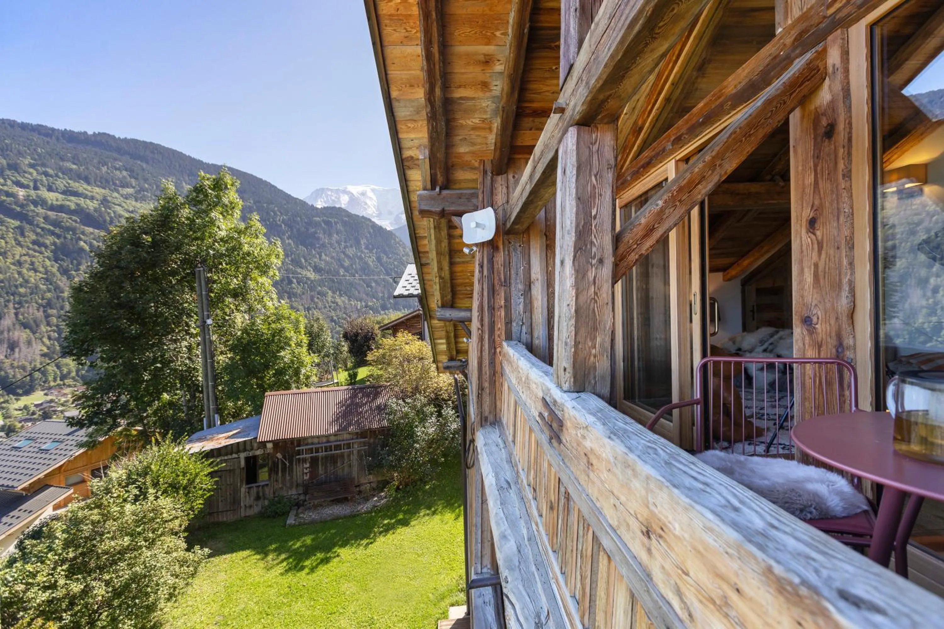 View (from property/room) in Wanderful Life MontBlanc refuge haut de gamme