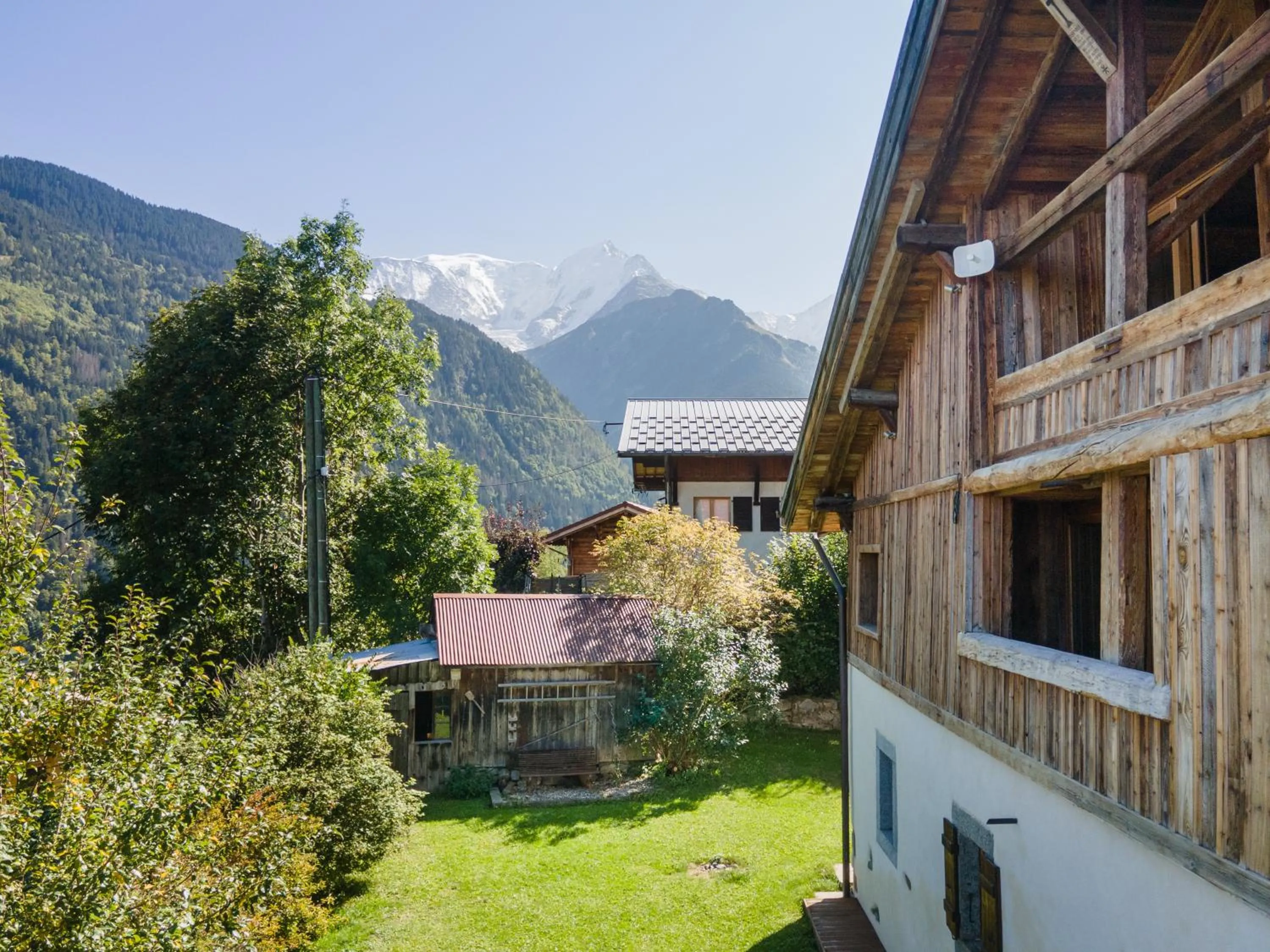 View (from property/room) in Wanderful Life MontBlanc refuge haut de gamme