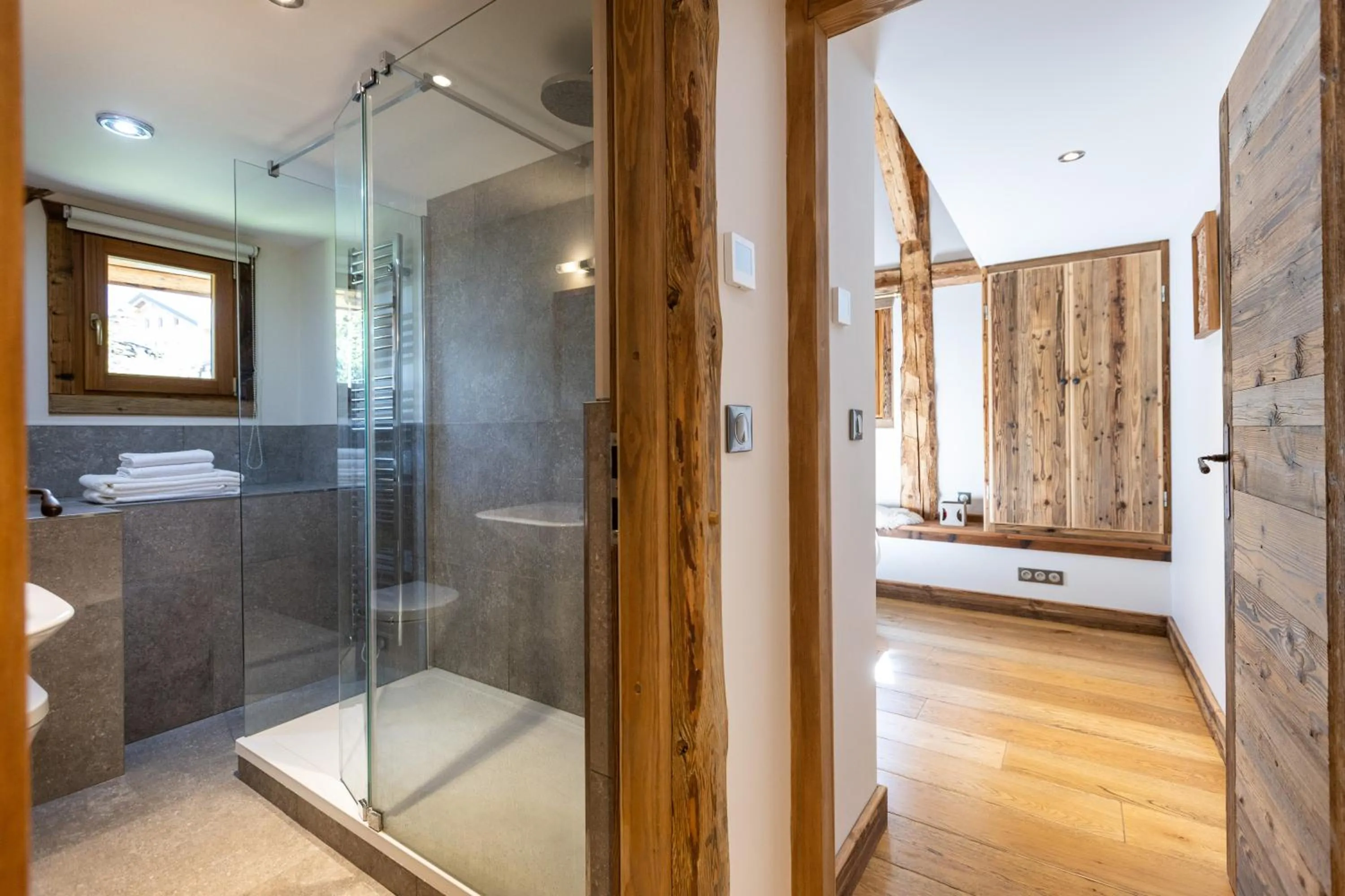 Bathroom in Wanderful Life MontBlanc refuge haut de gamme