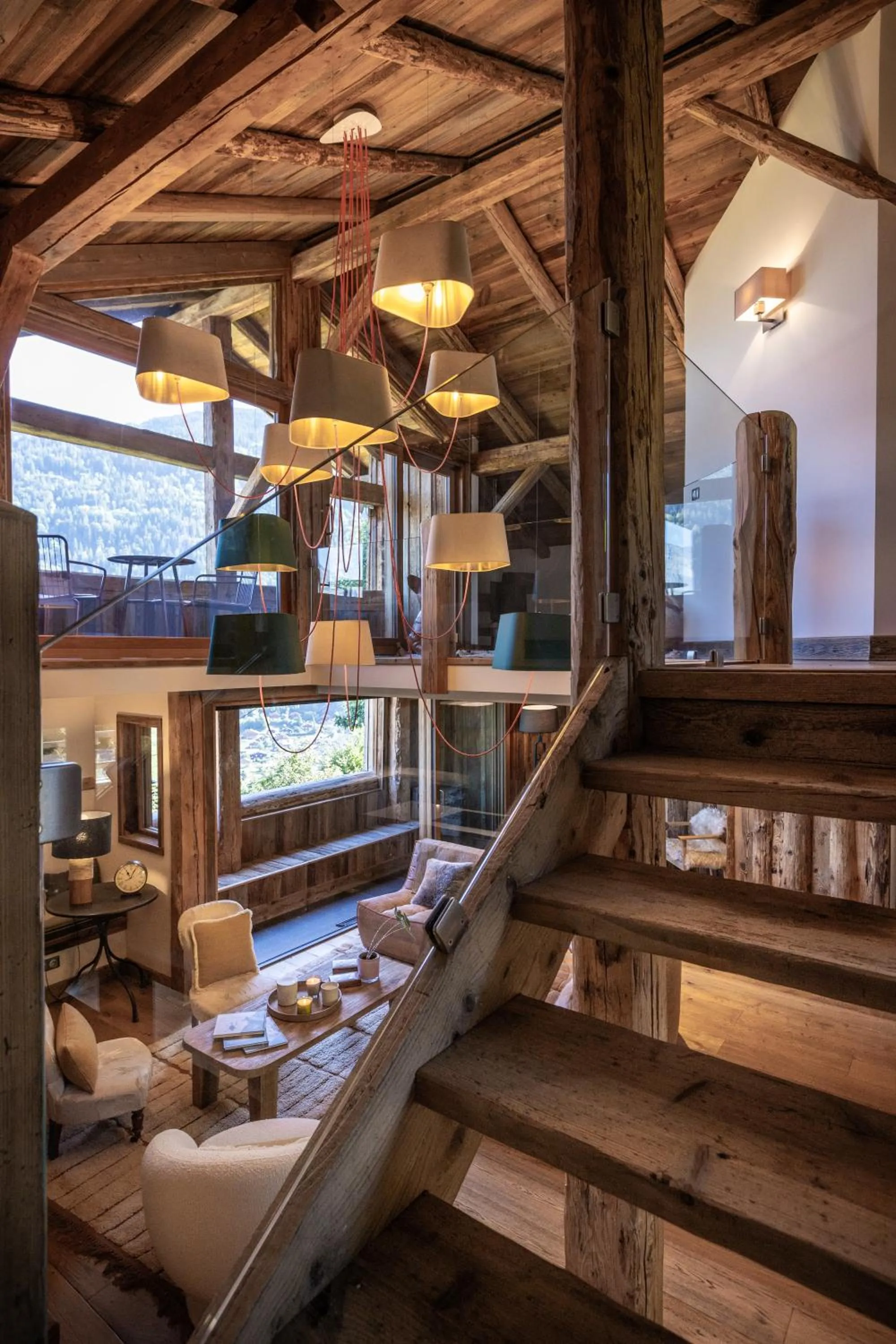 Balcony/Terrace in Wanderful Life MontBlanc refuge haut de gamme