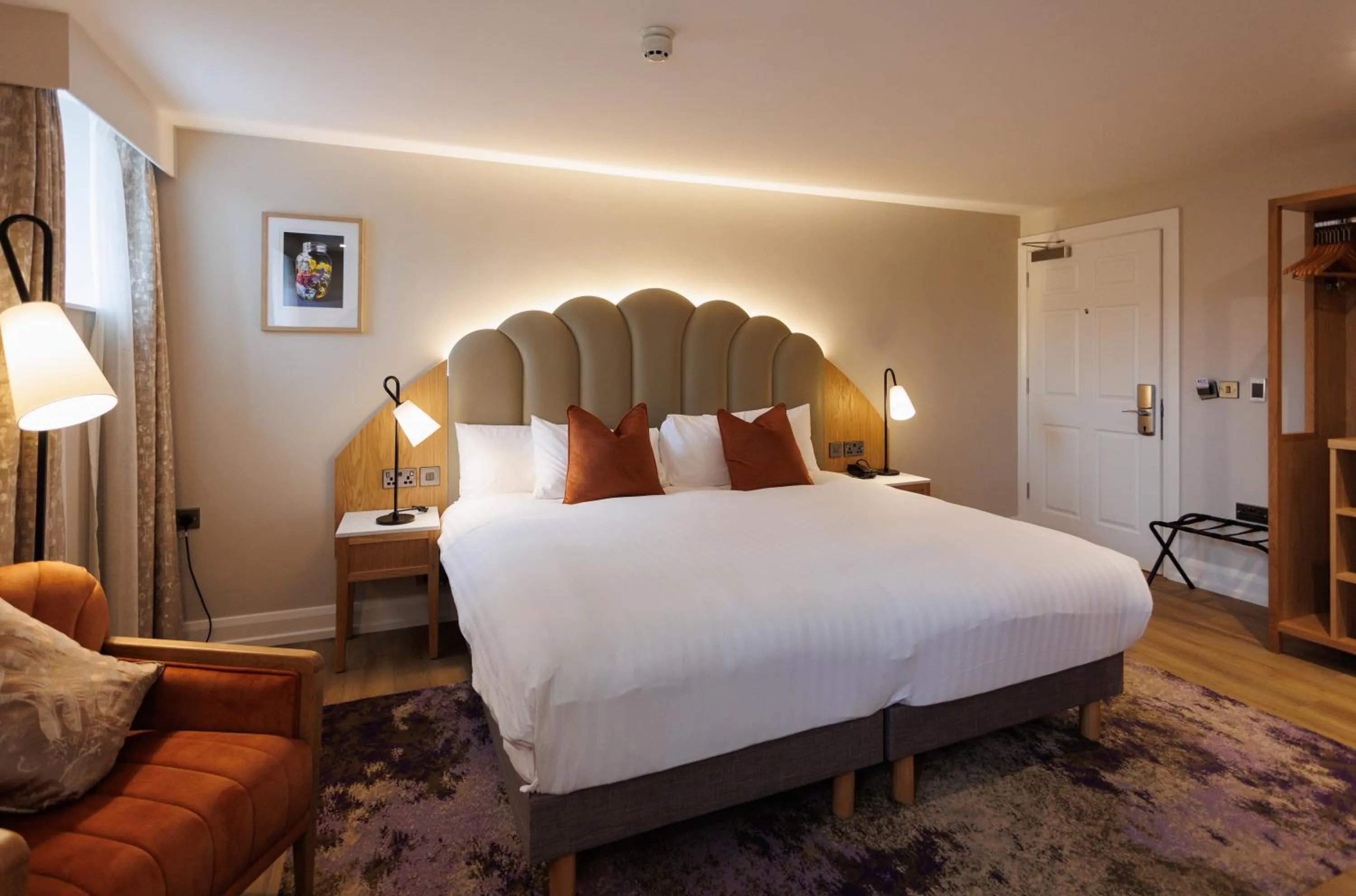 Bed in The Malone Hotel