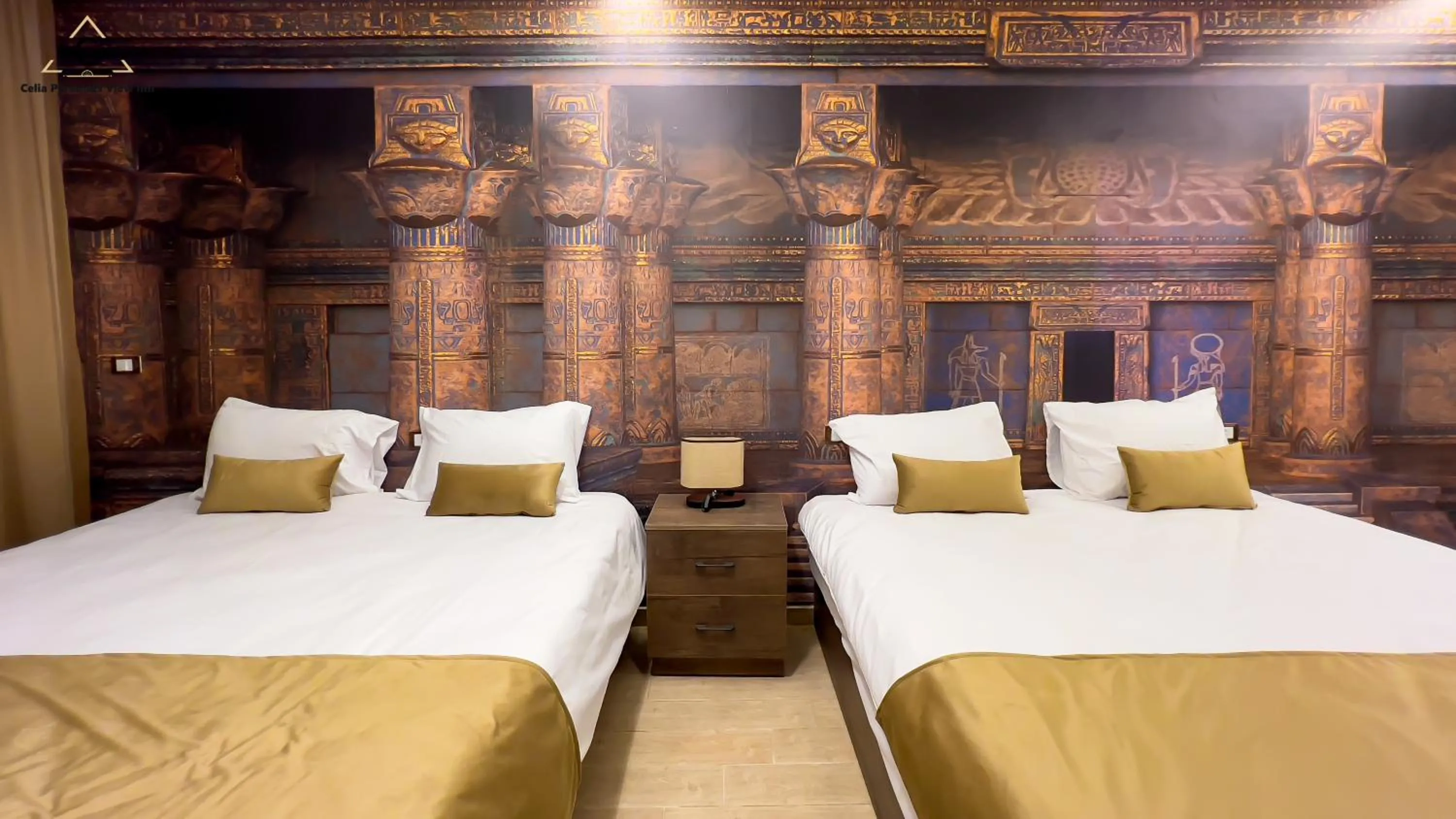 Bedroom, Bed in Celia Pyramids View inn