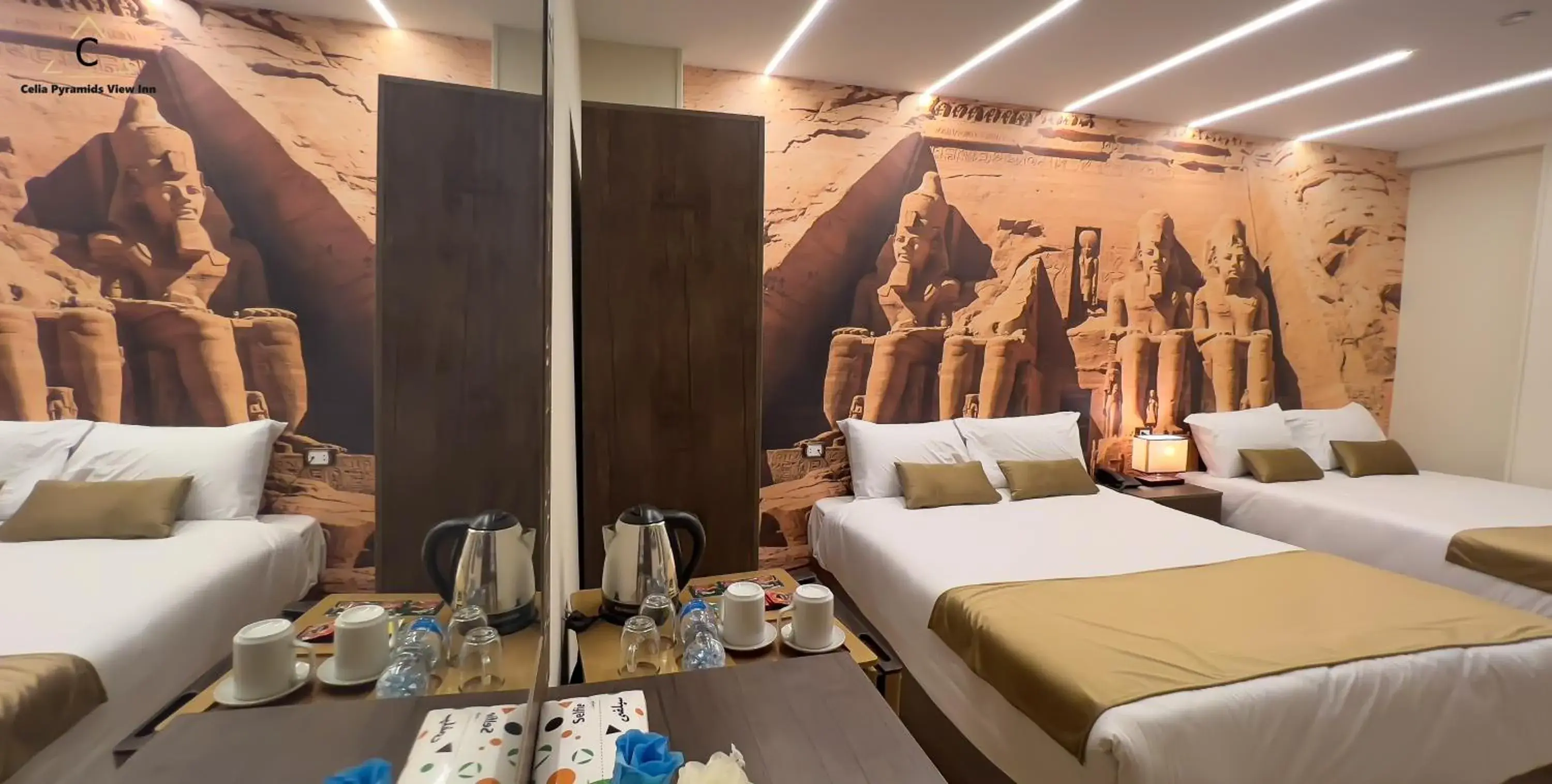 Double or Twin Room with City View - single occupancy in Celia Pyramids View inn Double or Twin Room with City View - single occupancy in Celia Pyramids View inn