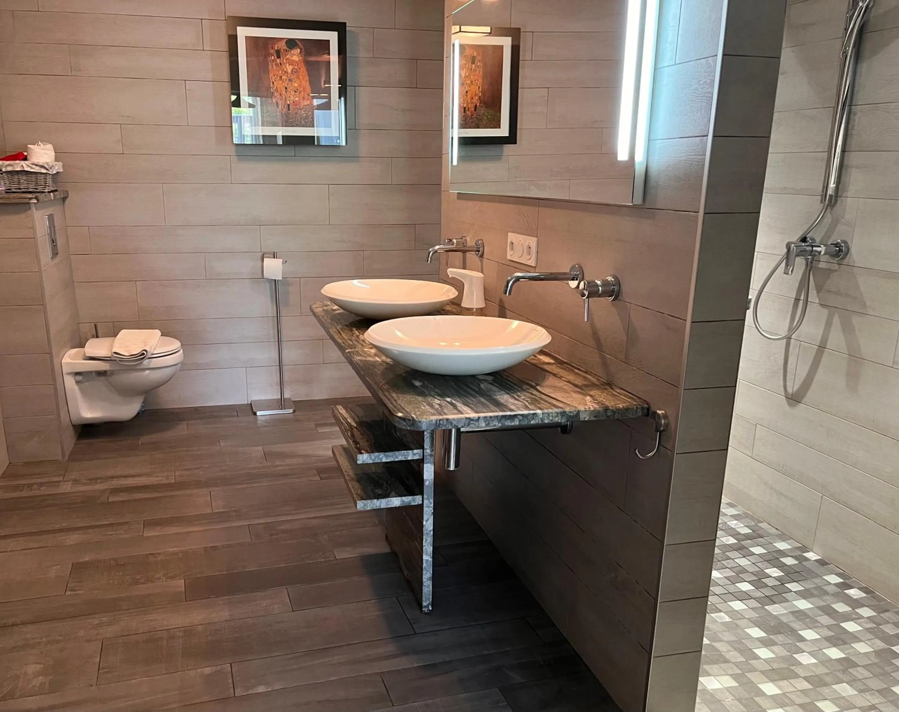 Bathroom in Le Loft Ancien Haras de la Tour