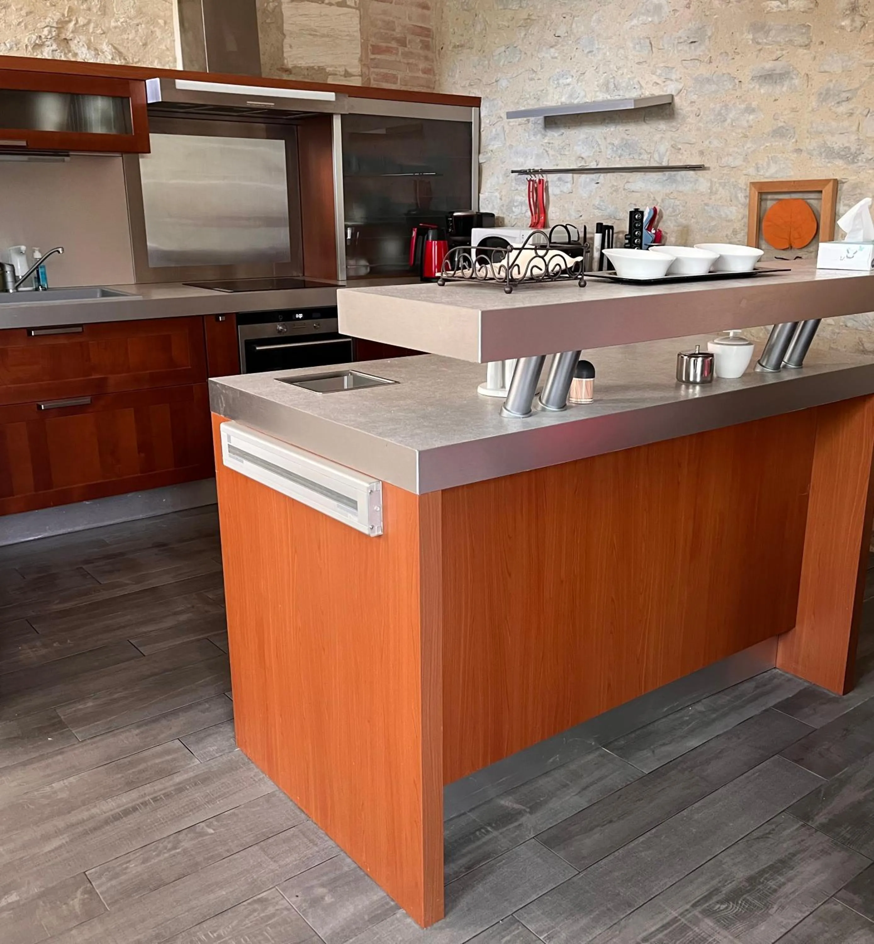 Kitchen or kitchenette in Le Loft Ancien Haras de la Tour