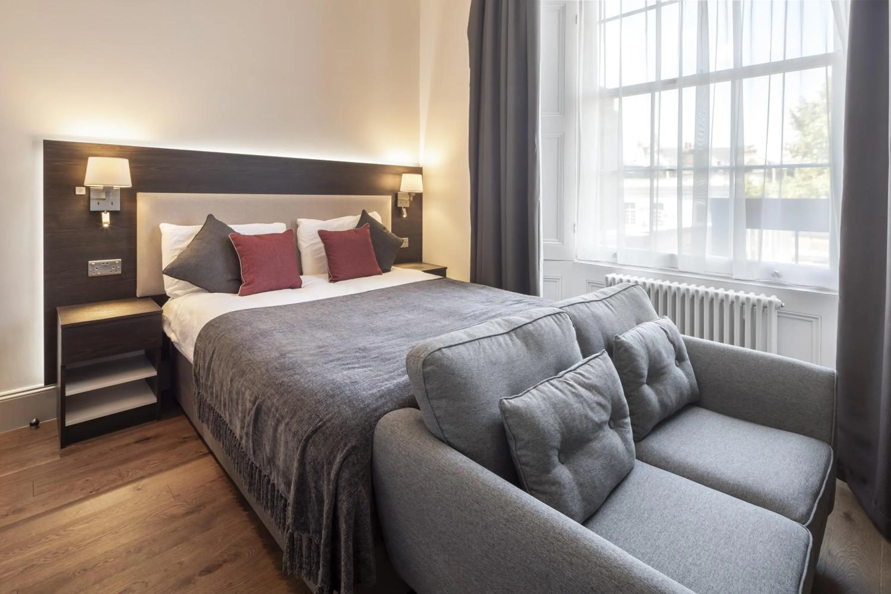 Bed in Notting Hill House