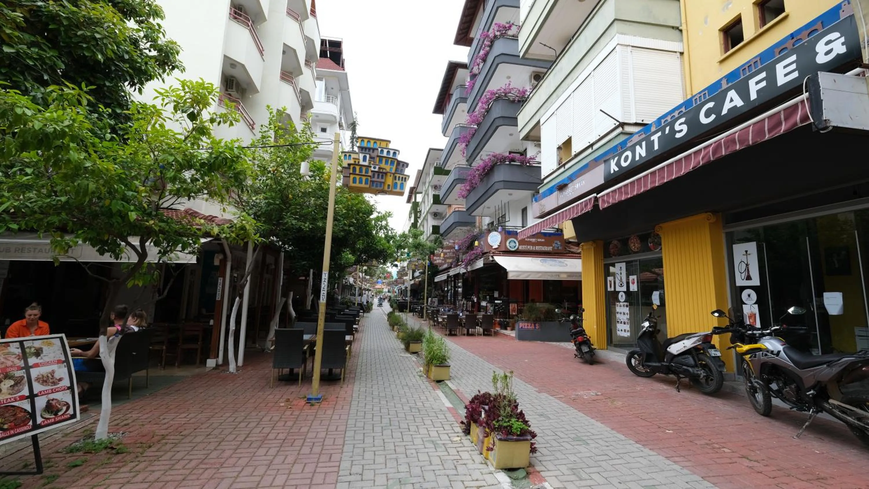 Quiet street view in Agora Boutique Apart Hotel