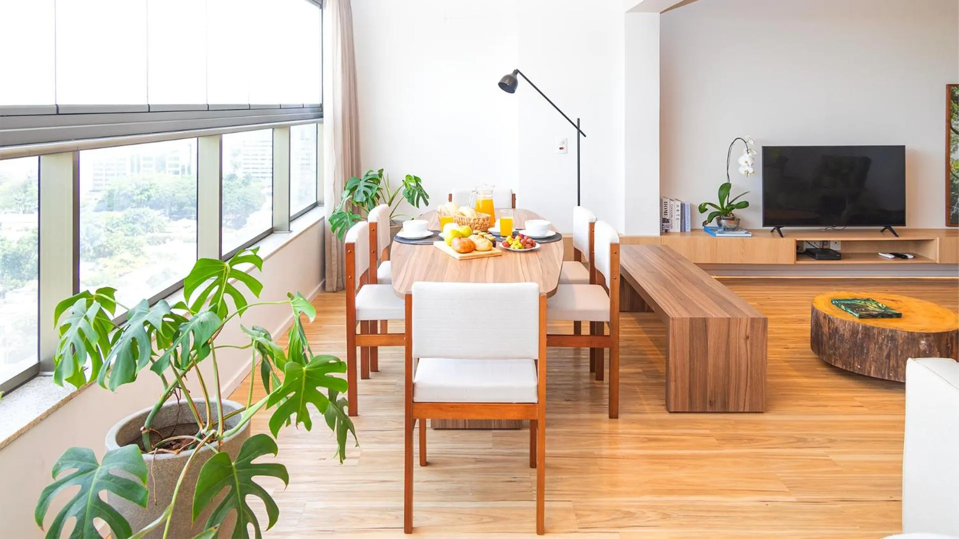 Living room in White 2880 - Pinheiros