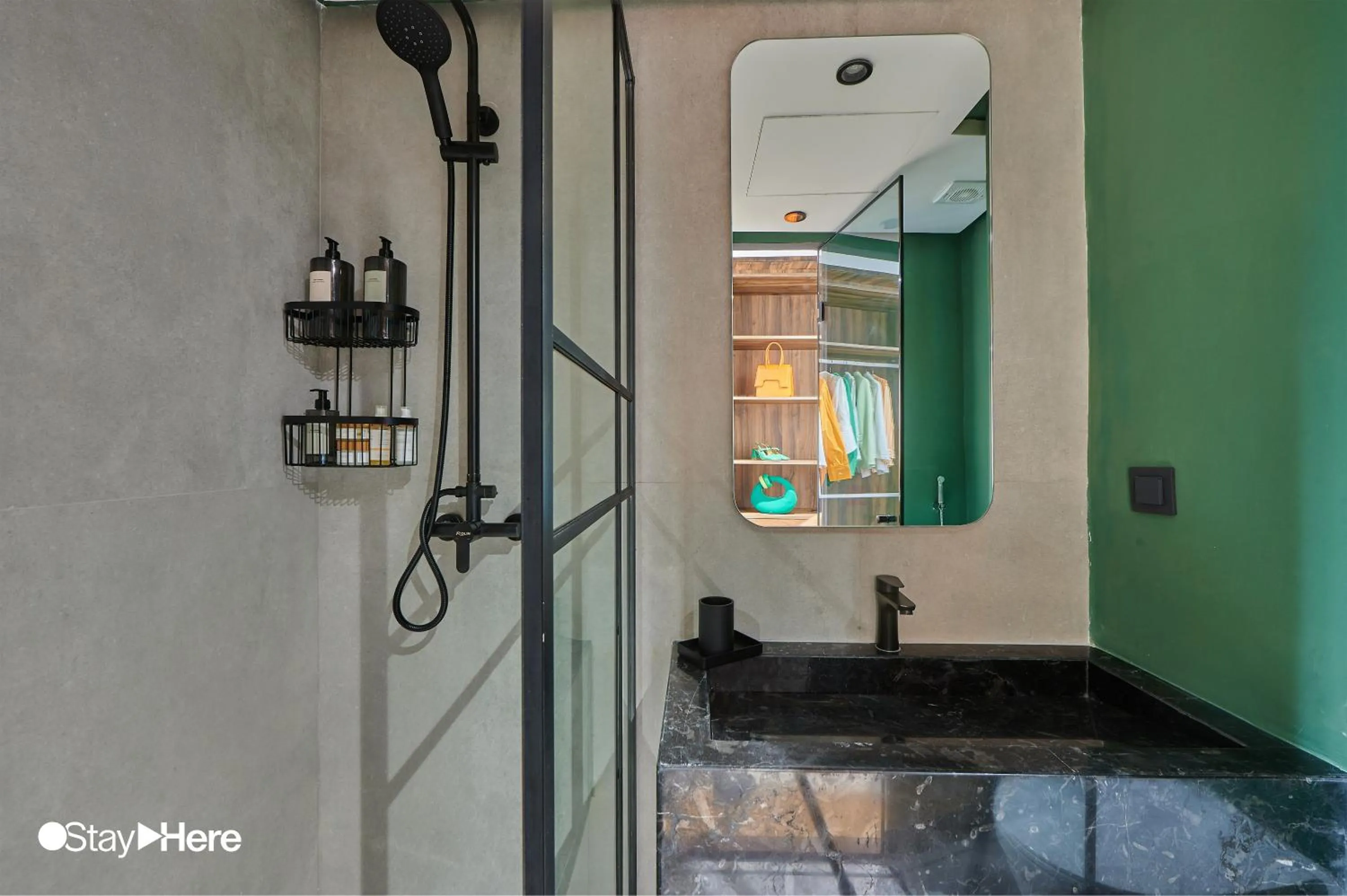 Bathroom in Stayhere Casablanca - CFC - Vibrant Residence