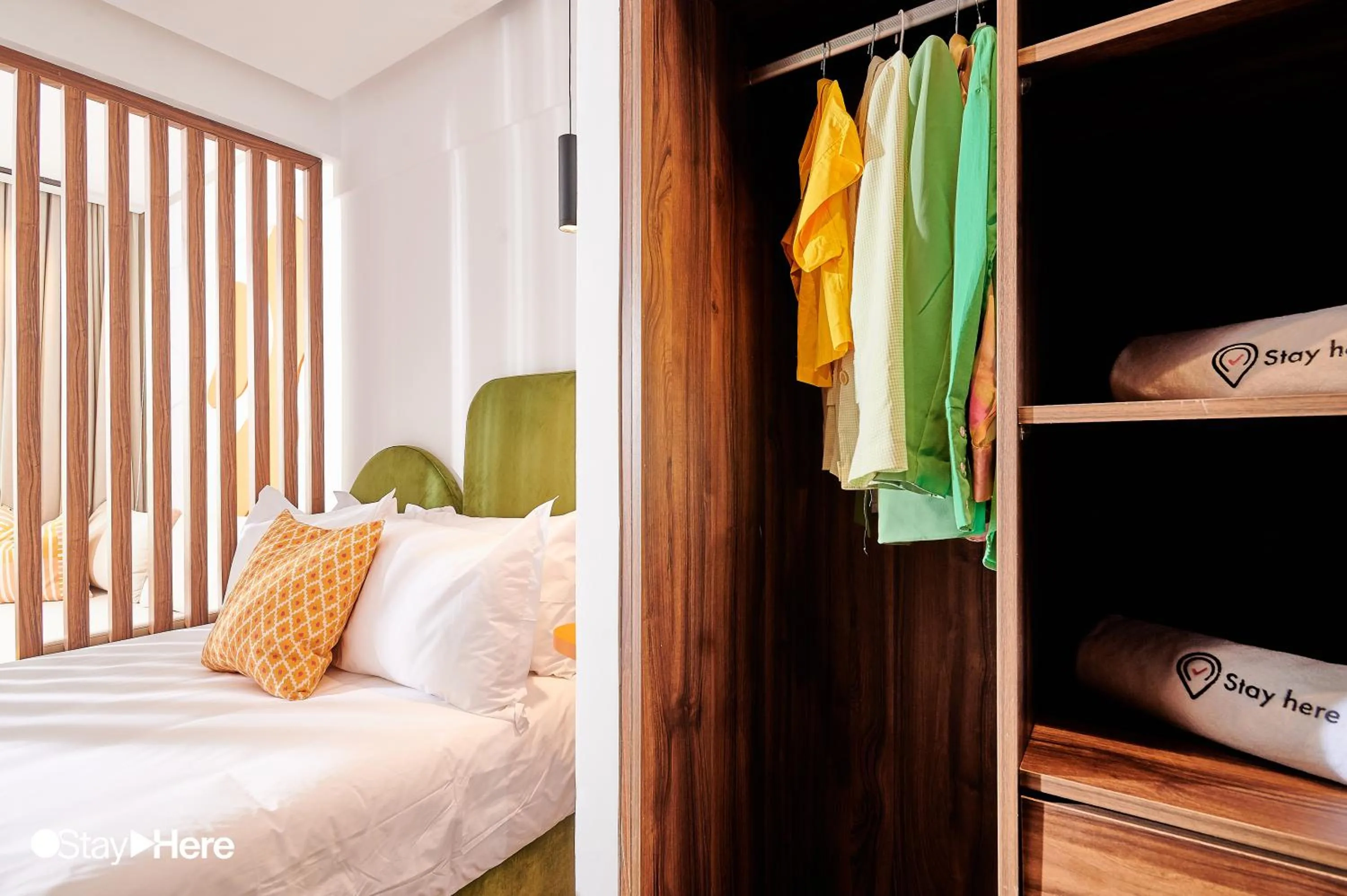 Bedroom, Bed in Stayhere Casablanca - CFC - Vibrant Residence