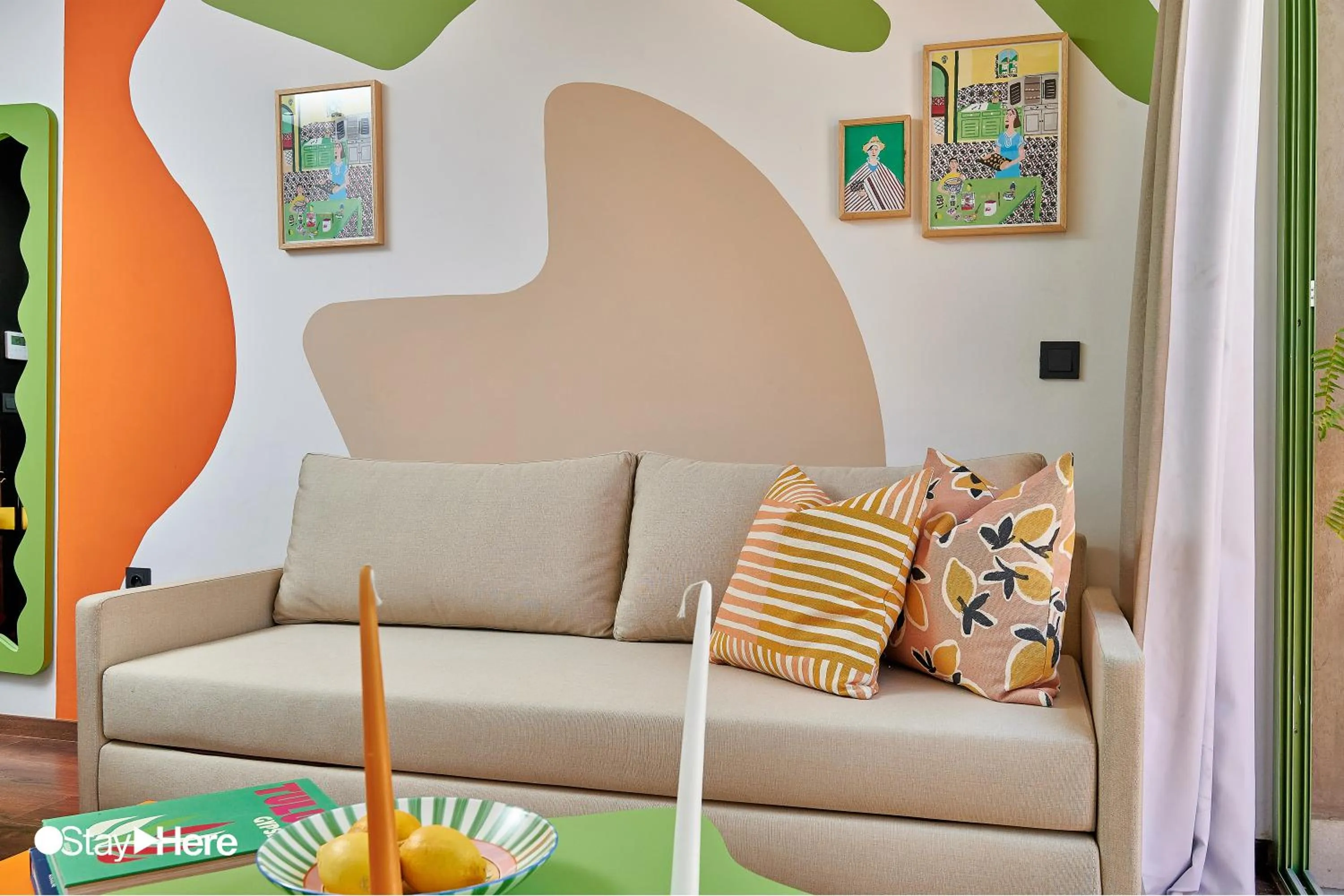 Living room in Stayhere Casablanca - CFC - Vibrant Residence