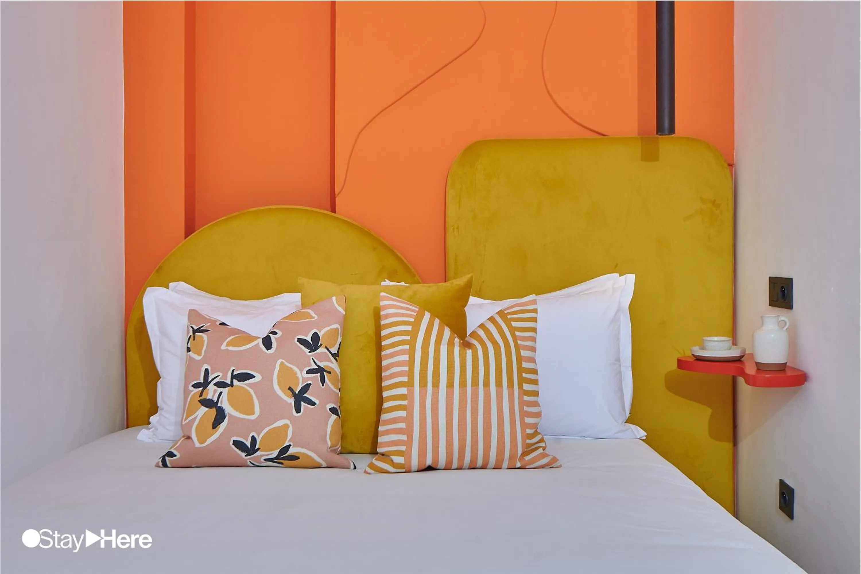 Bedroom, Bed in Stayhere Casablanca - CFC - Vibrant Residence